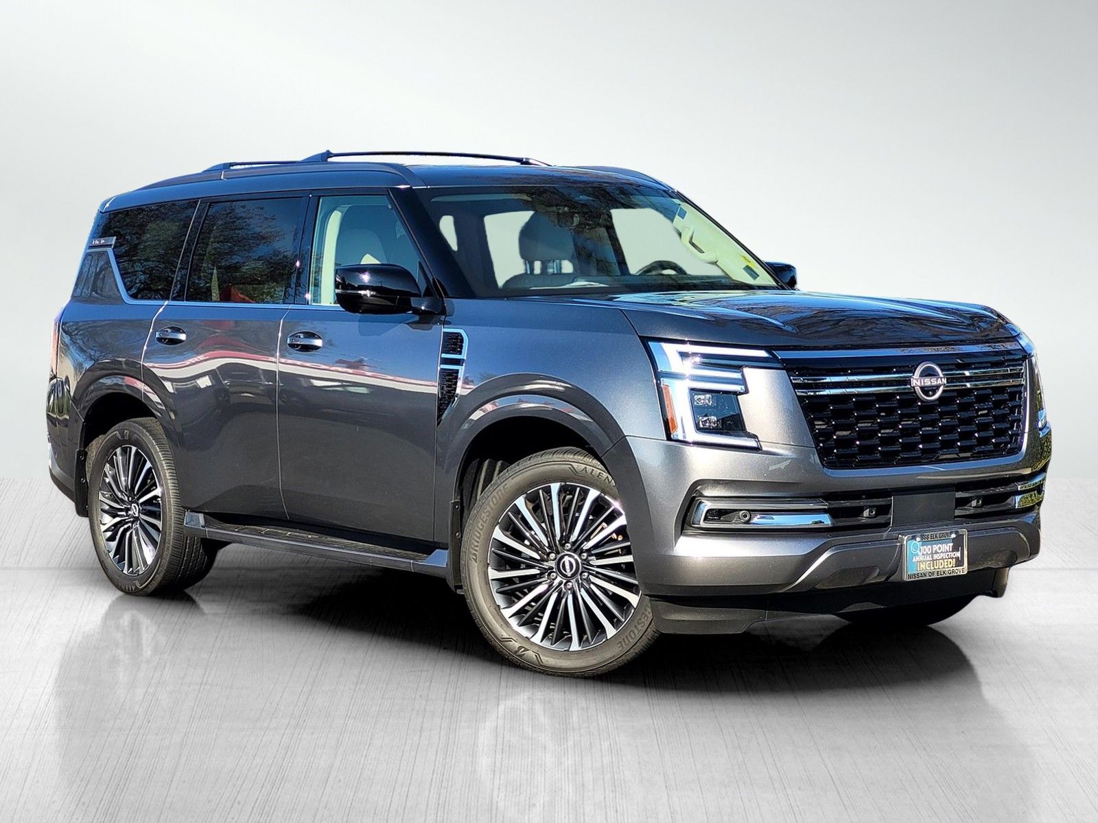 Gray (Gun Metallic) 2025 Nissan Armada SUV / Crossover Four-Wheel Drive 9-Speed Automatic