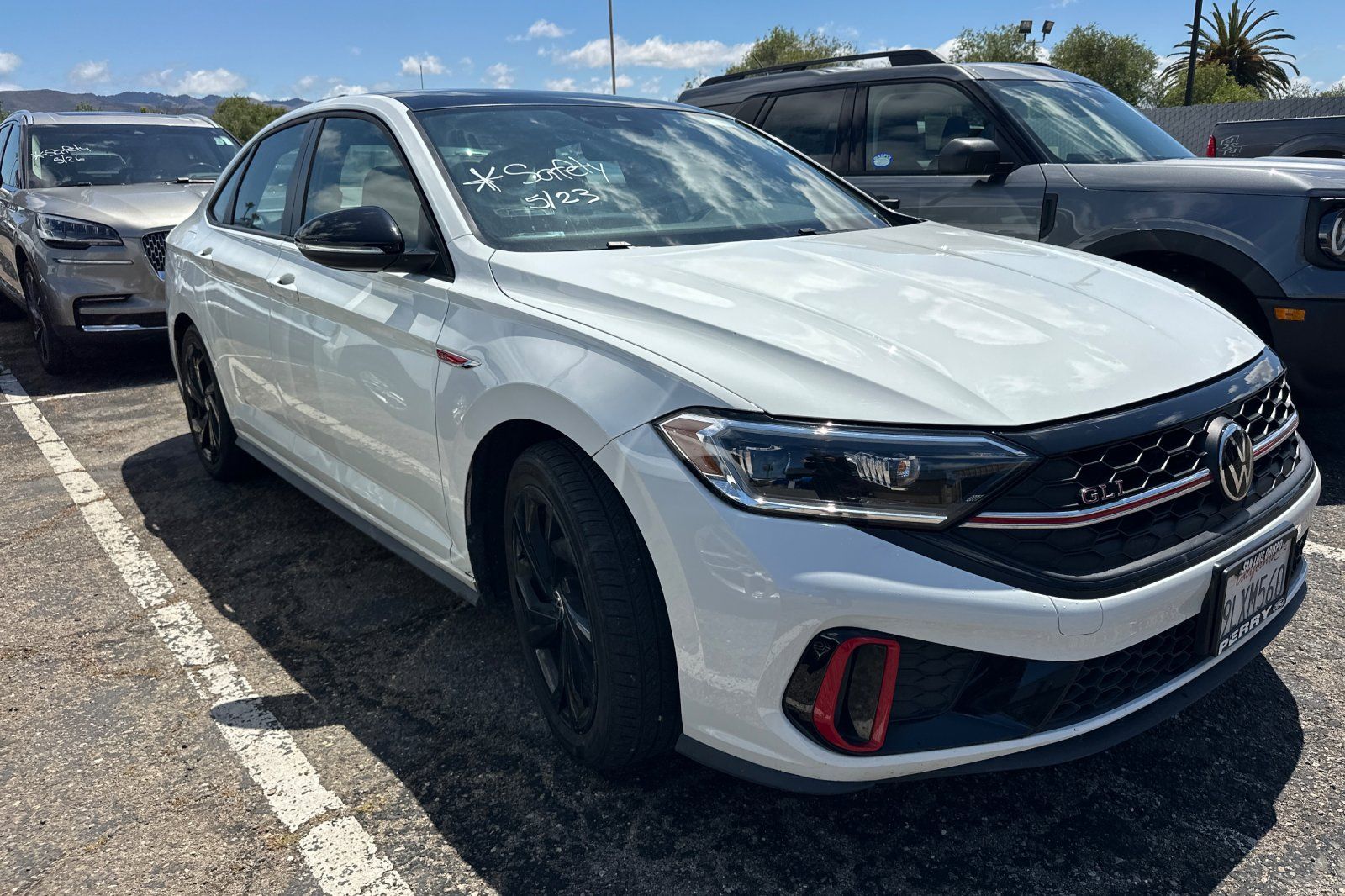 Pure White 2024 Volkswagen Jetta GLI 1.5T Autobahn FWD Sedan Front-Wheel Drive 7-Speed Dual Clutch