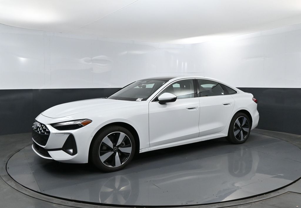 White 2025 Audi A5 Sedan All-Wheel Drive 7-Speed Automatic