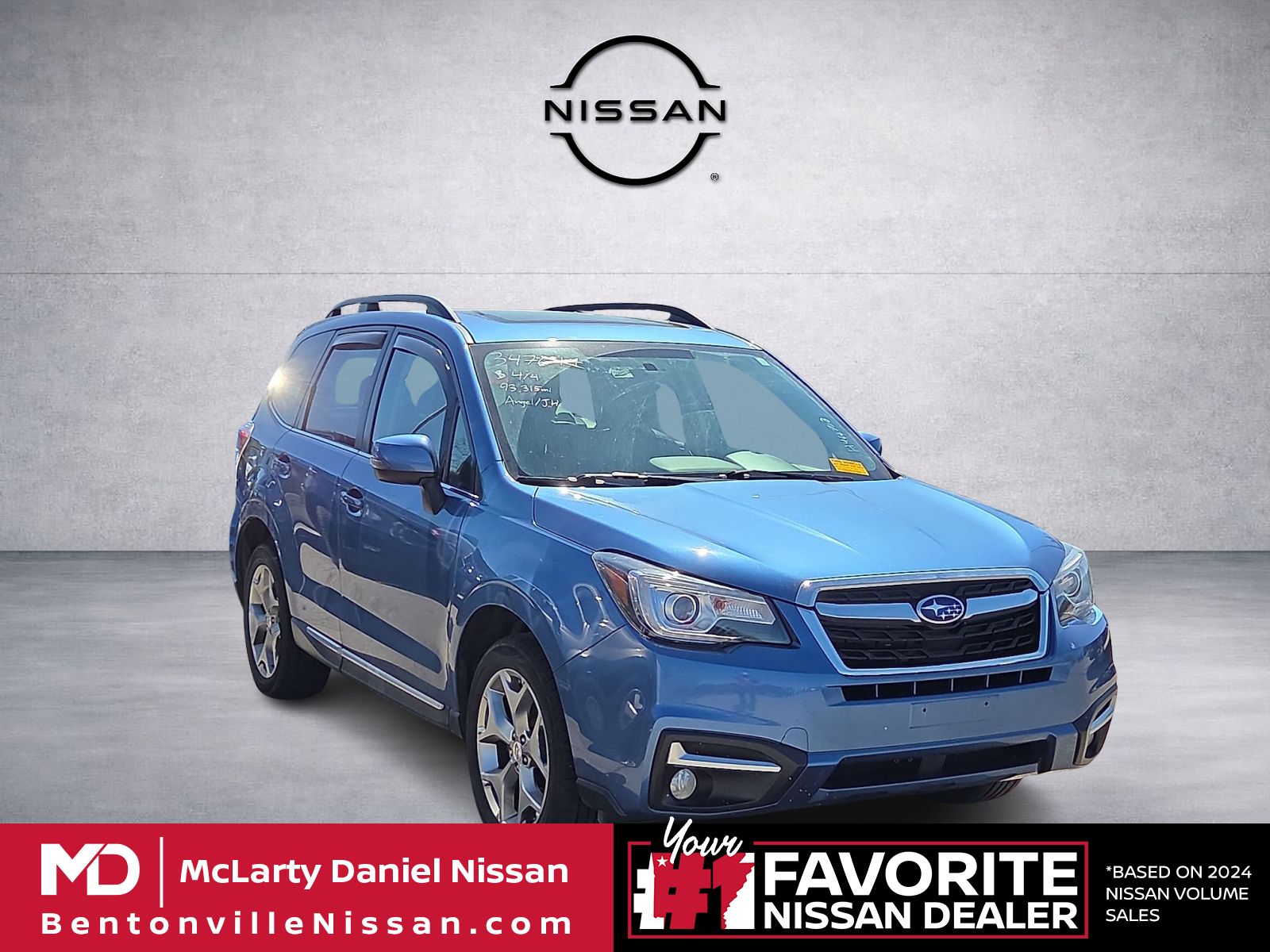 Quartz Blue Pearl 2017 Subaru Forester 2.5i Touring SUV / Crossover All-Wheel Drive Continuously Variable Transmission