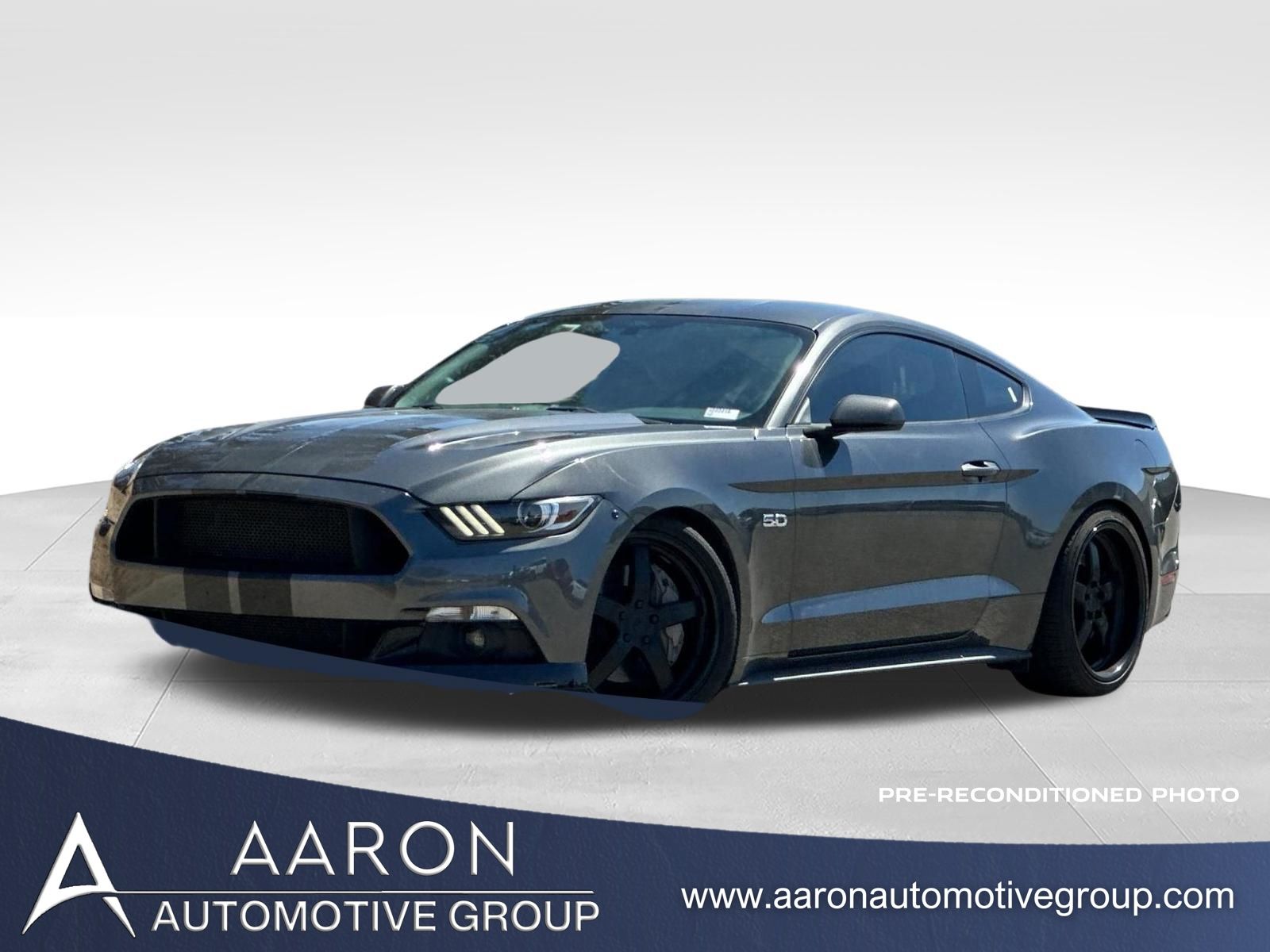 Gray (Magnetic) 2016 Ford Mustang Coupe Rear-Wheel Drive 6-Speed Automatic