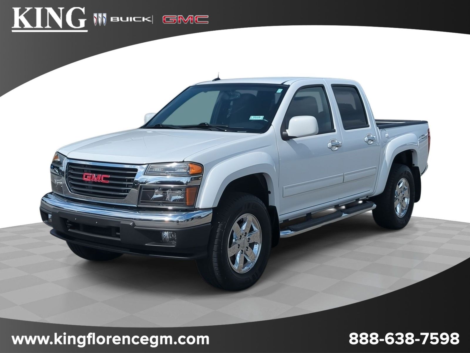 Summit White 2012 GMC Canyon Pickup Truck 4X2 4-Speed Automatic Overdrive