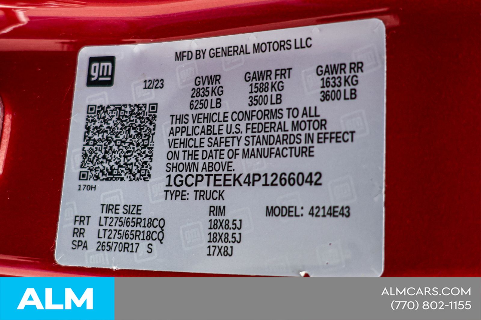 Used 2023 Red Chevrolet Trail Boss image 45