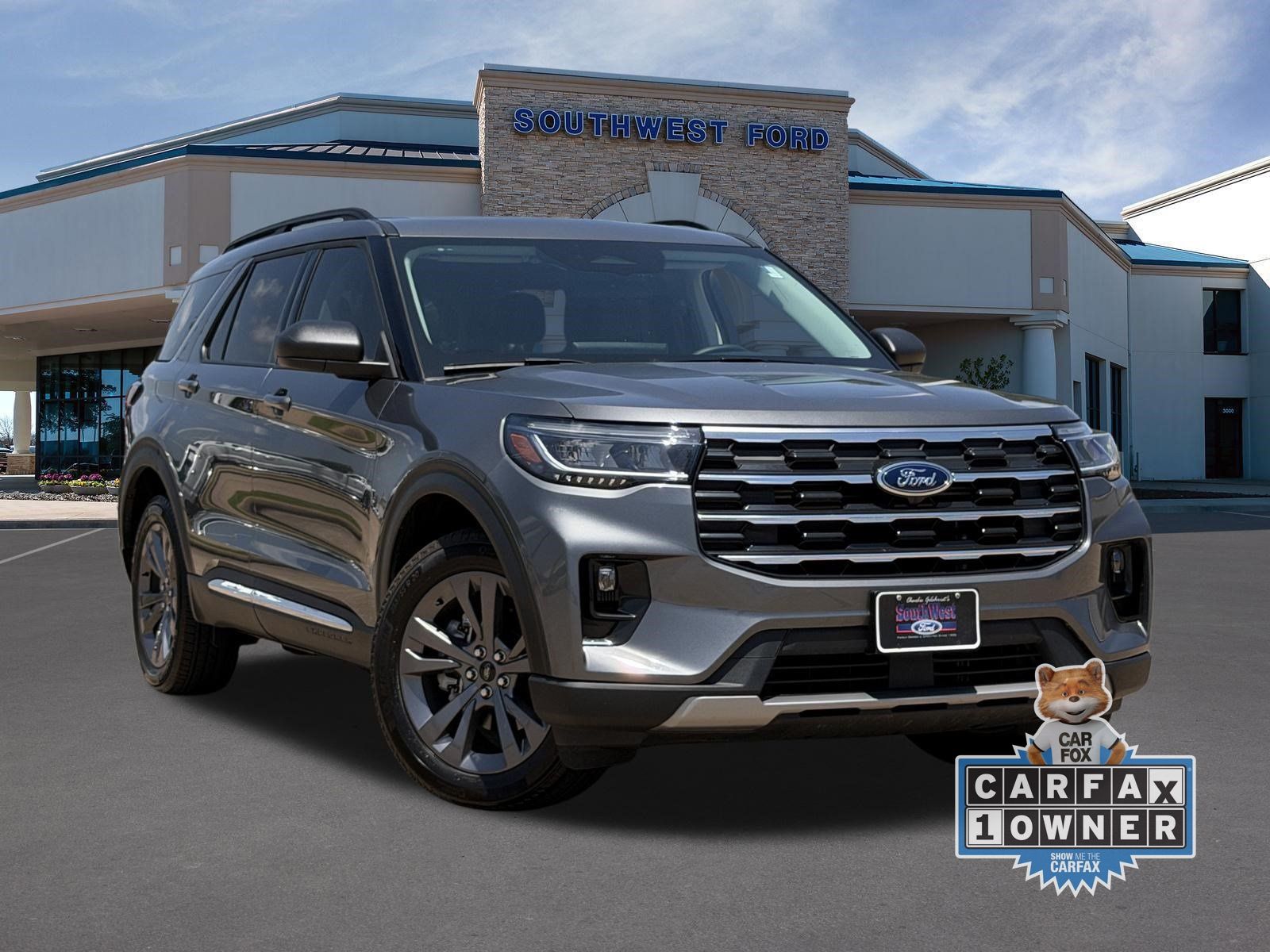 Carbonized Gray Metallic 2025 Ford Explorer SUV / Crossover All-Wheel Drive Automatic
