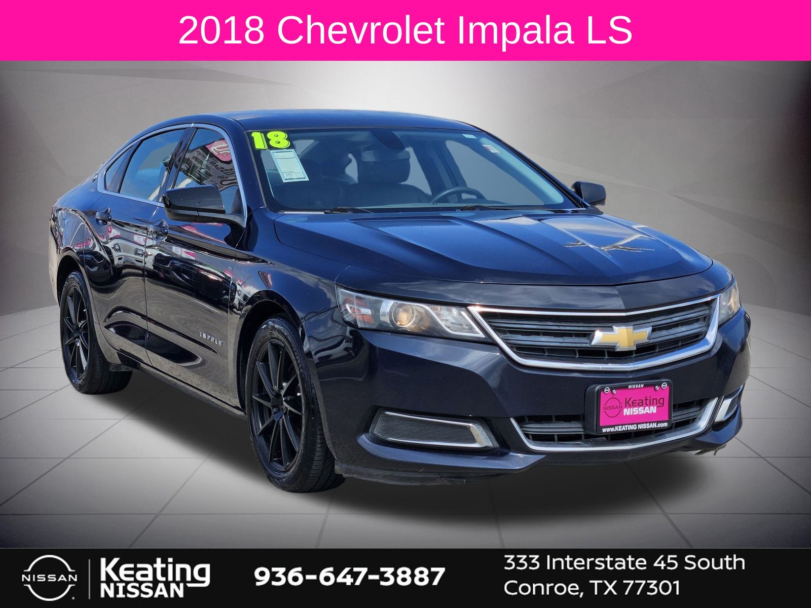 2018 Chevrolet Impala LS Blue at Durrett Motor Company