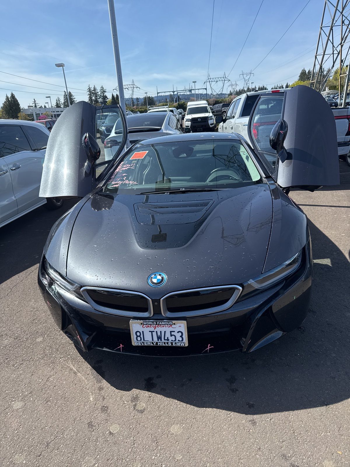 Gray 2019 BMW i8 Coupe AWD Coupe All-Wheel Drive 6-Speed Automatic