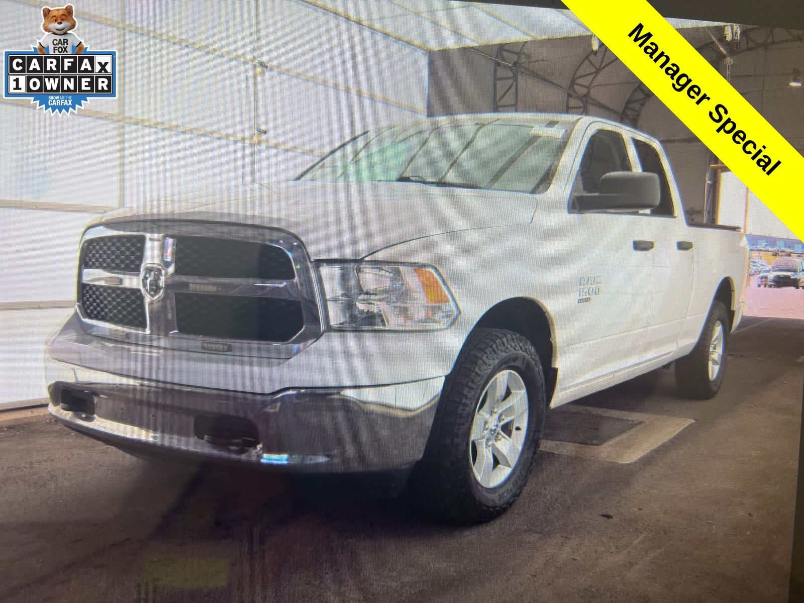 Bright White Clearcoat 2020 RAM 1500 Classic Tradesman Quad Cab 4WD Pickup Truck Four-Wheel Drive 8-Speed Automatic