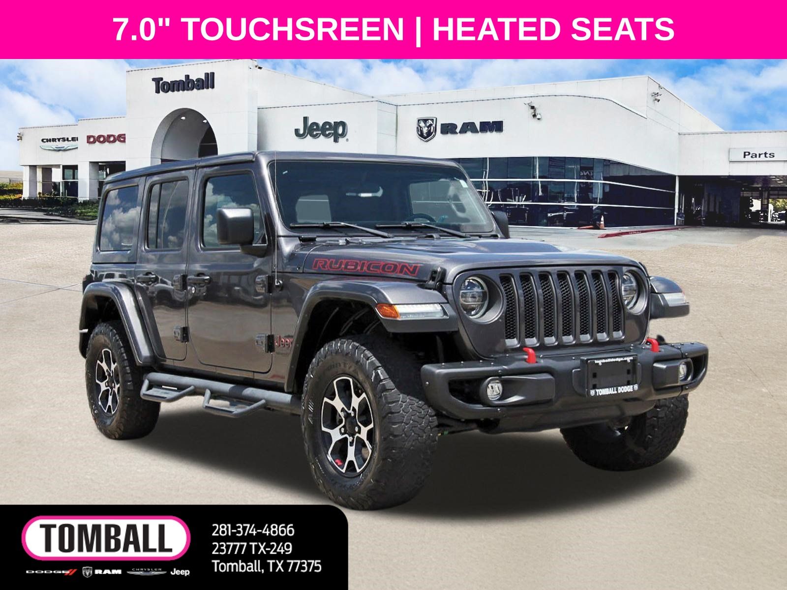 Gray (Granite Crystal Metallic Clearcoat) 2021 Jeep Wrangler SUV / Crossover Four-Wheel Drive 8-Speed Automatic