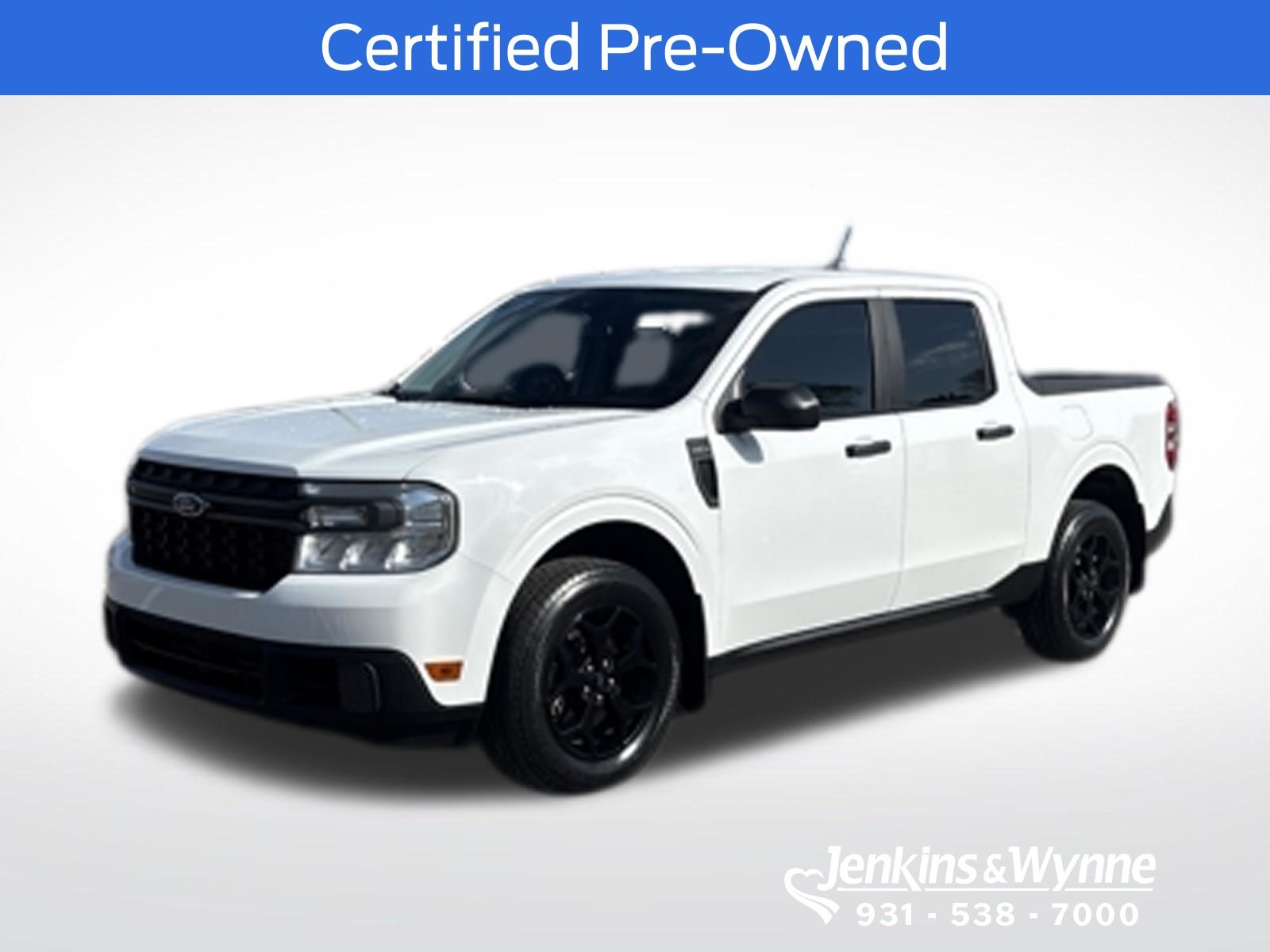 Oxford White 2024 Ford Maverick XLT SuperCrew AWD Pickup Truck All-Wheel Drive 8-Speed Automatic