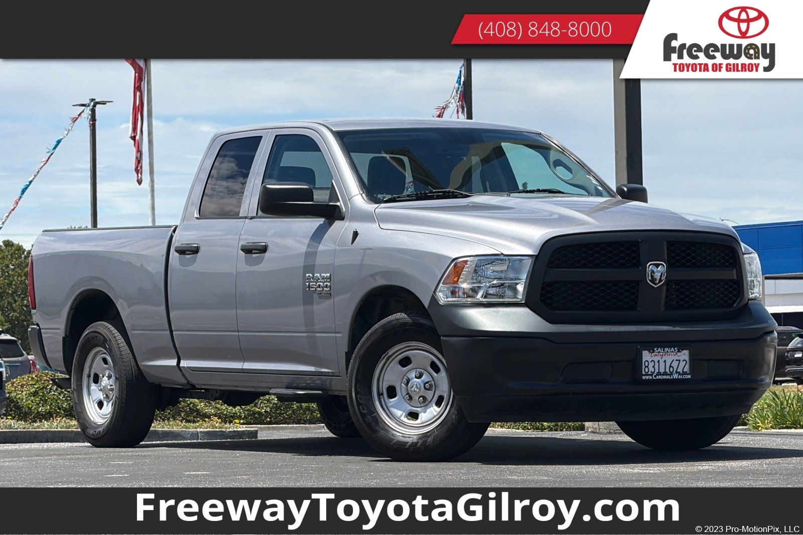 Billet Silver Metallic 2019 RAM 1500 Pickup Truck 4X2 8-Speed Automatic
