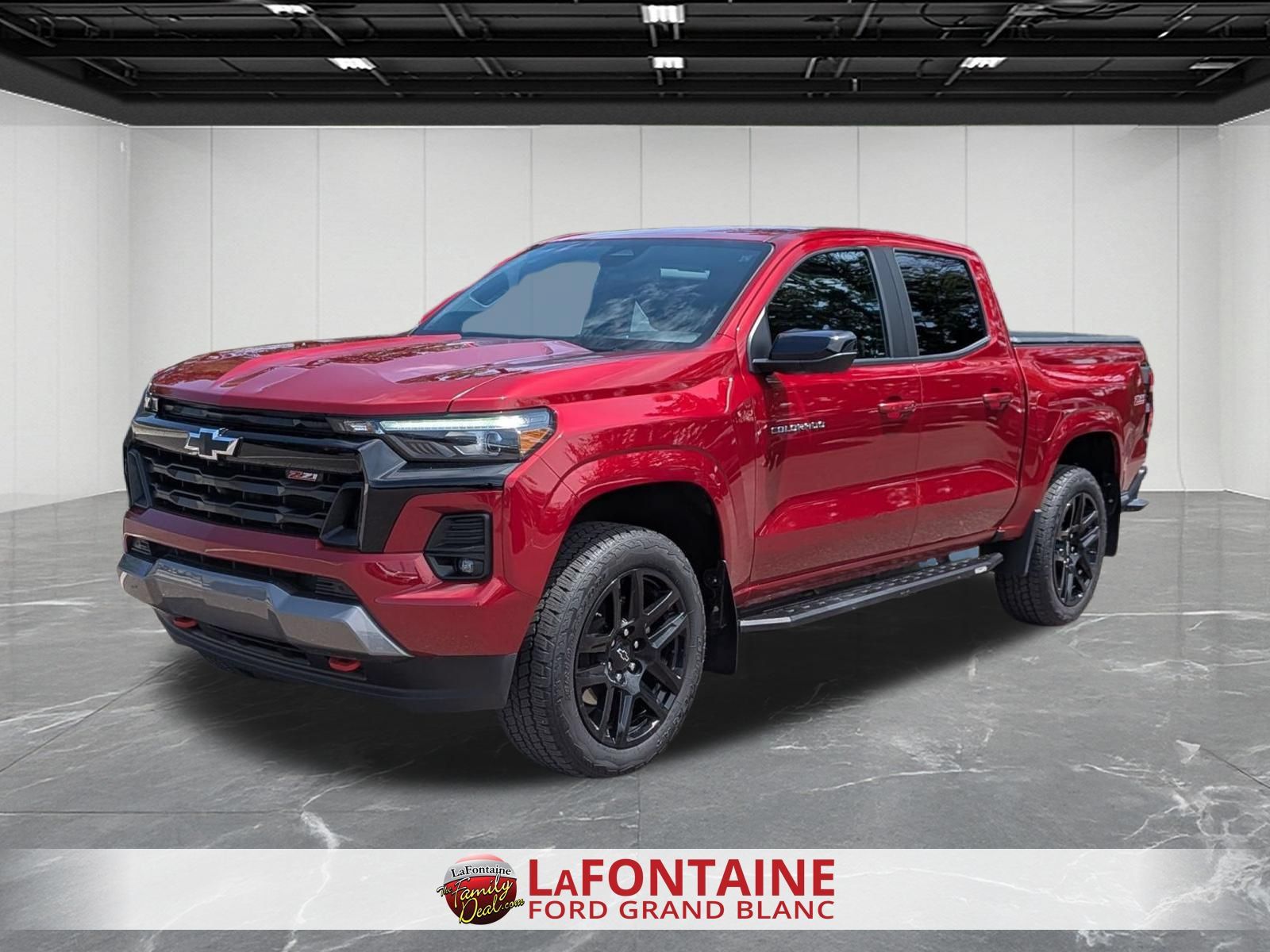 Radiant Red 2024 Chevrolet Colorado Pickup Truck Four-Wheel Drive 8-Speed Automatic