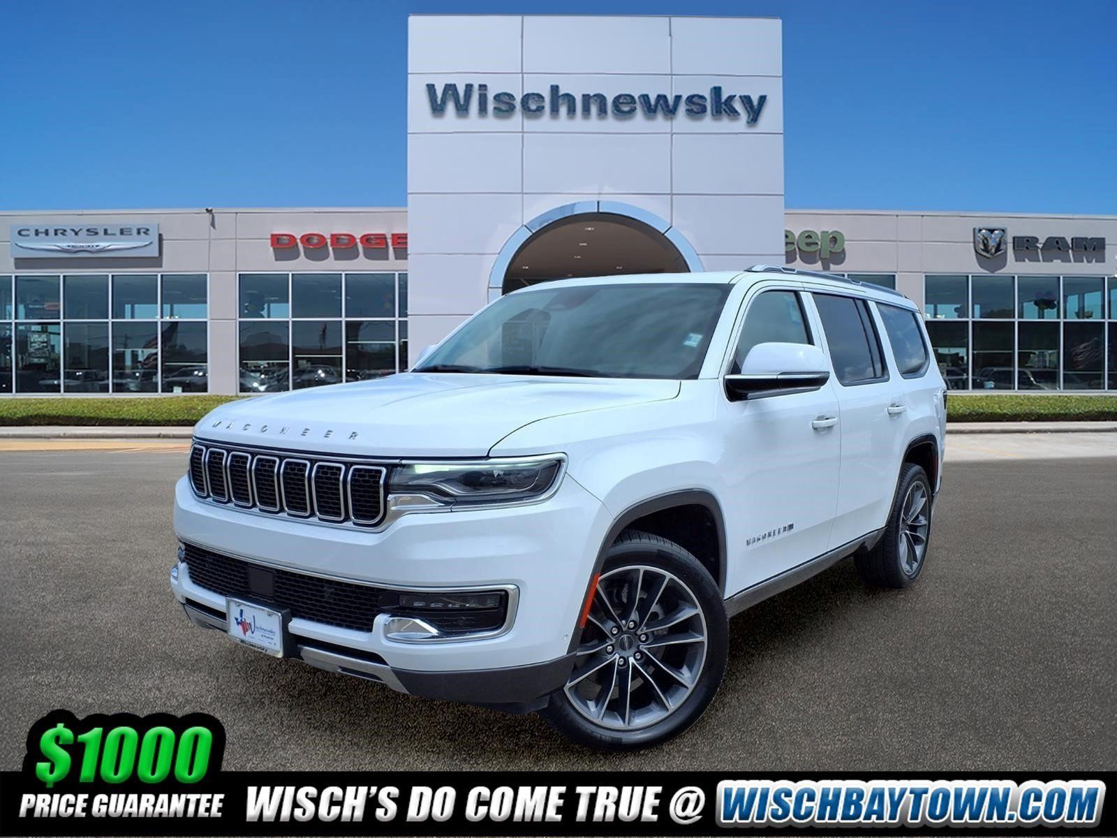2022 Jeep Wagoneer Series III White at Bayshore Chrysler Jeep Dodge Ram