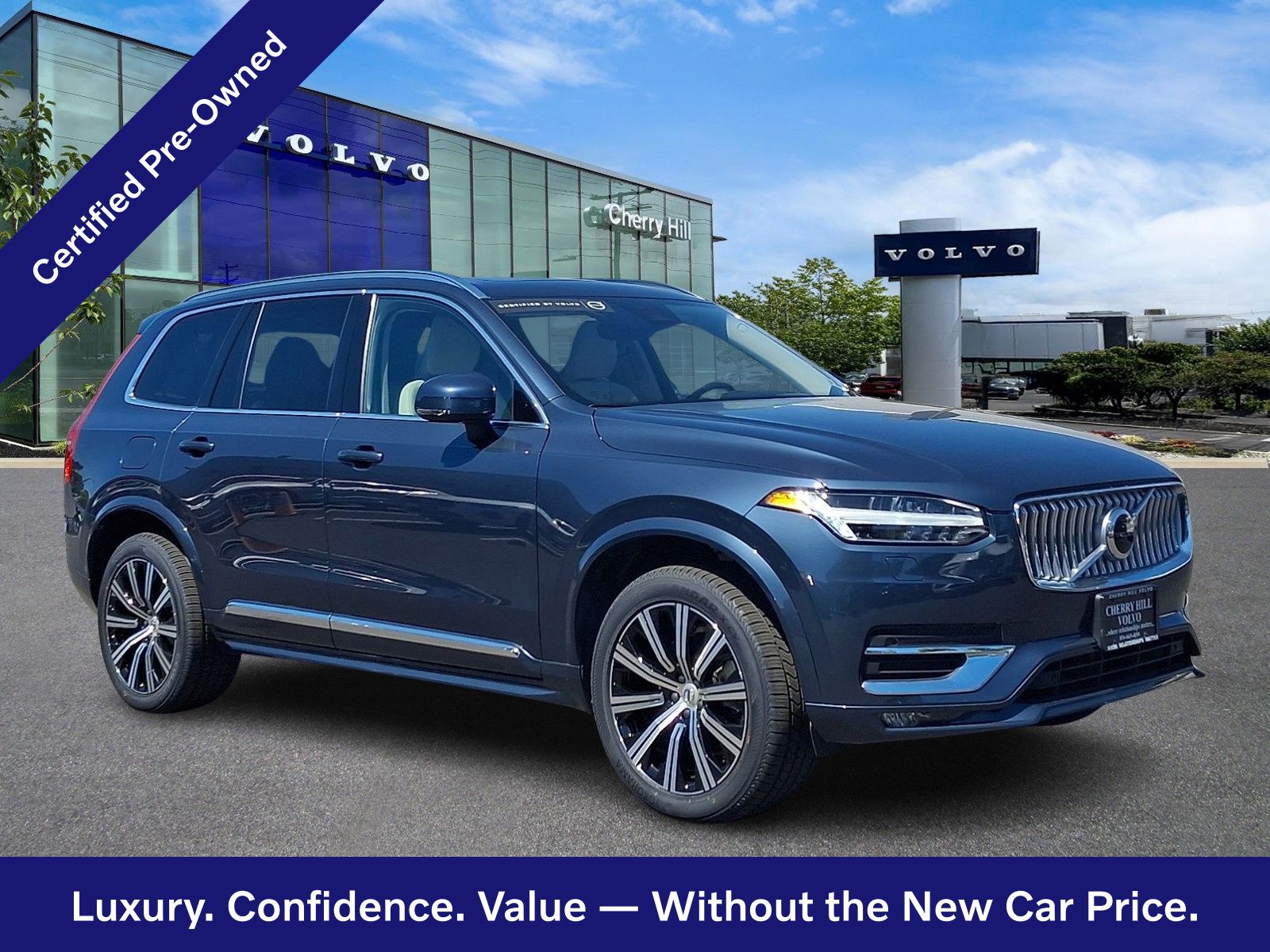 Denim Blue Metallic 2024 Volvo XC90 SUV / Crossover All-Wheel Drive Automatic