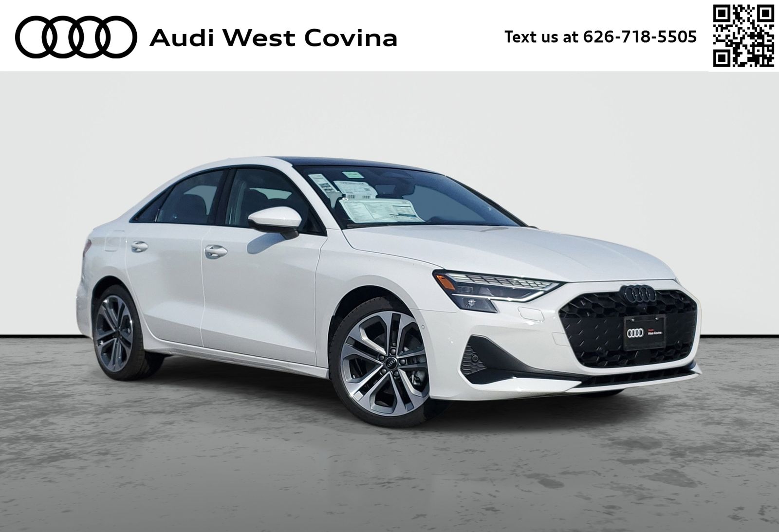 White 2026 Audi A3 quattro Premium Plus 40 TFSI Sedan All-Wheel Drive 7-Speed Automatic