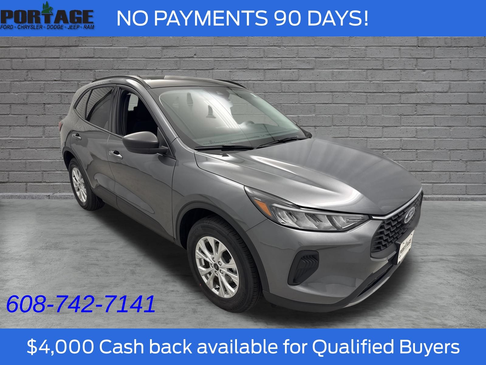 Gray Metallic 2026 Ford Escape SUV / Crossover All-Wheel Drive 8-Speed Automatic
