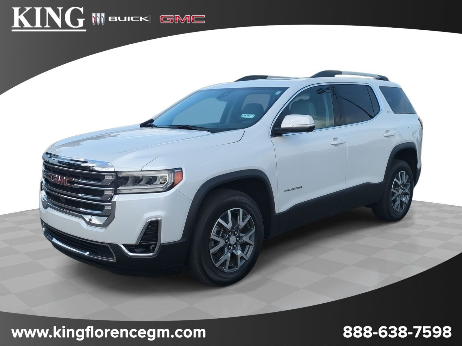 White Frost 2023 GMC Acadia SUV / Crossover Front-Wheel Drive 9-Speed Automatic