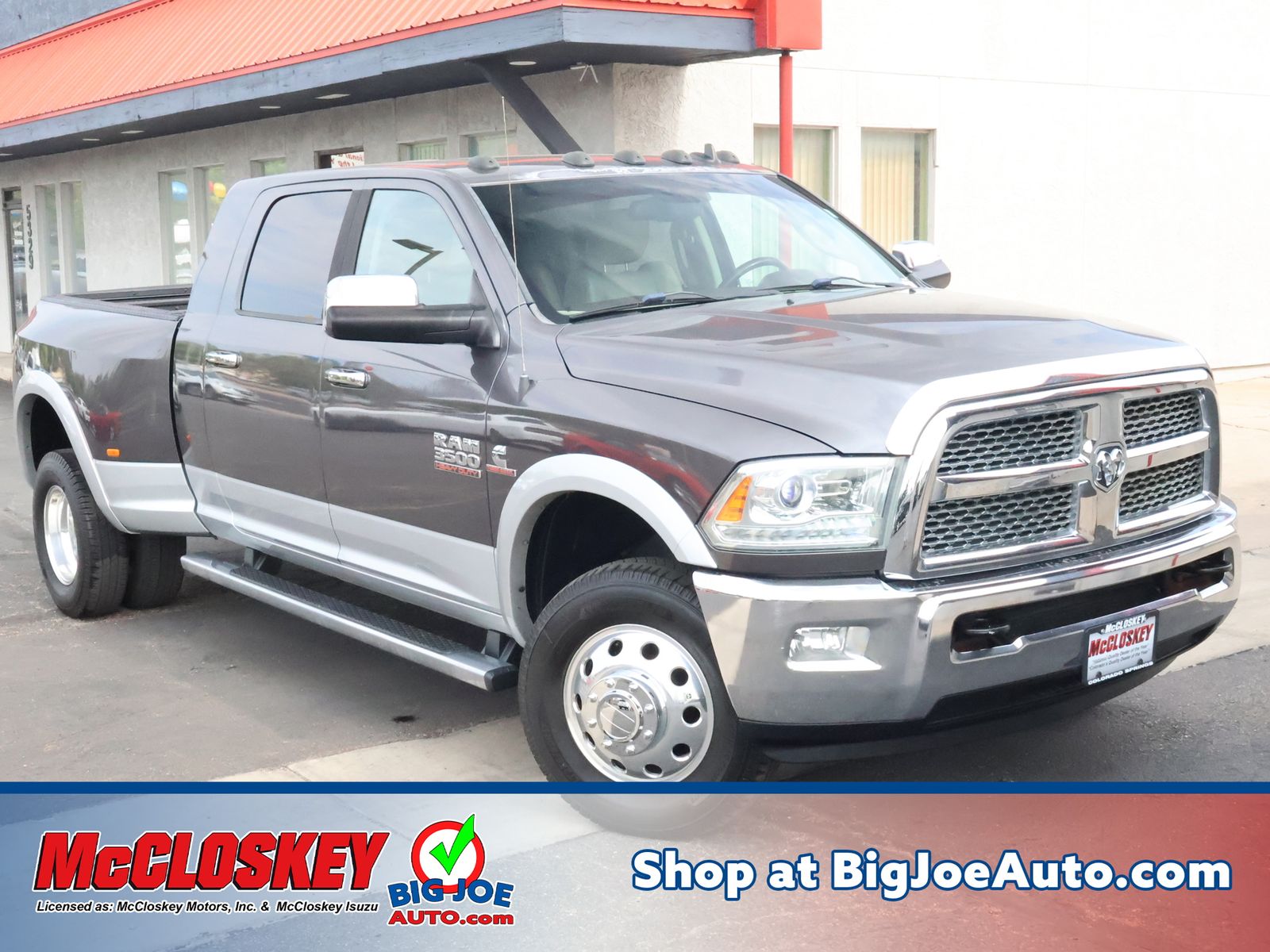 Gray (Granite Crystal Metallic Clearcoat) 2014 RAM 3500 Pickup Truck Four-Wheel Drive 6-Speed Automatic
