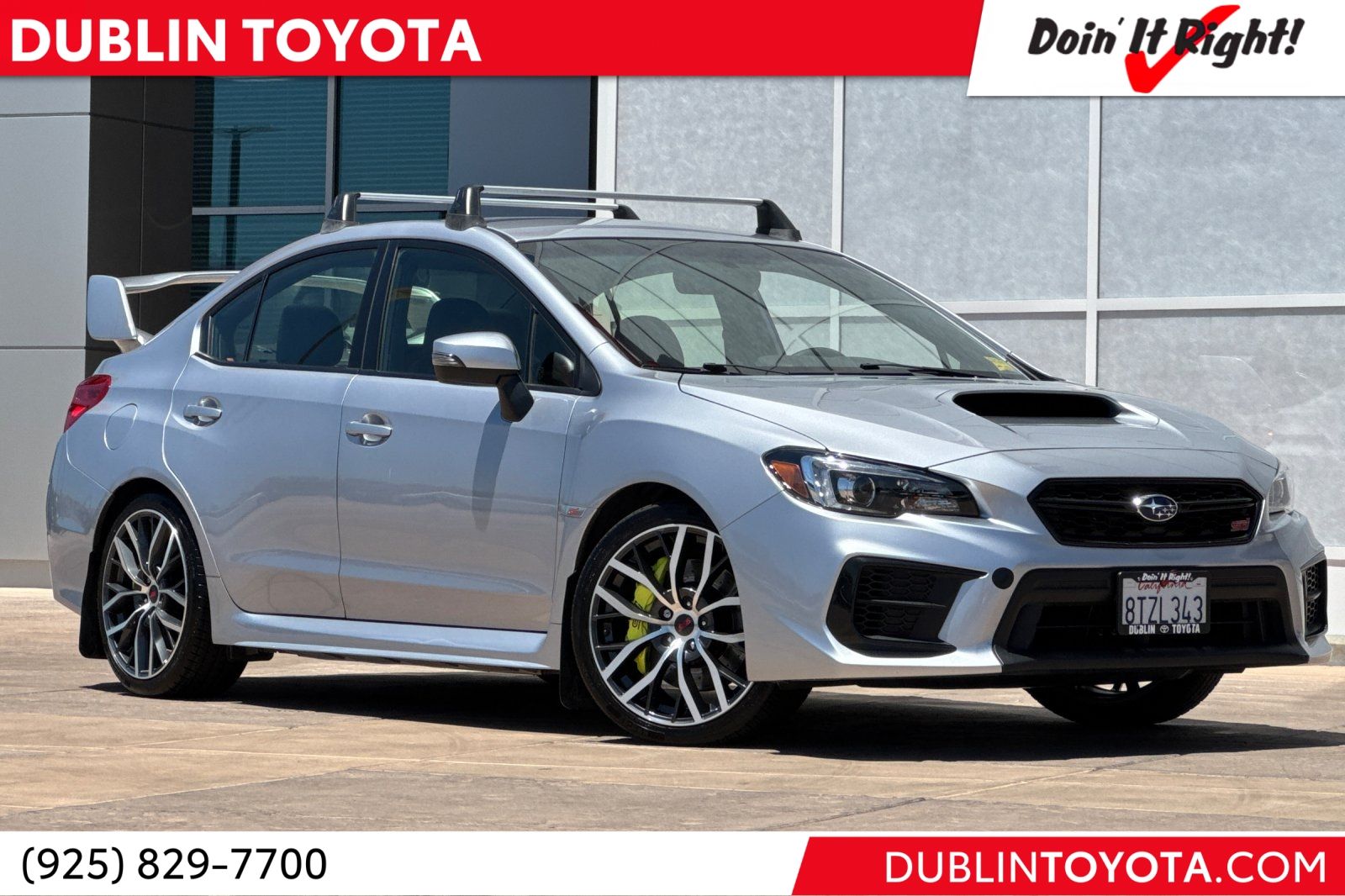 Ice Silver Metallic 2020 Subaru WRX STI AWD Sedan All-Wheel Drive 6-Speed Manual