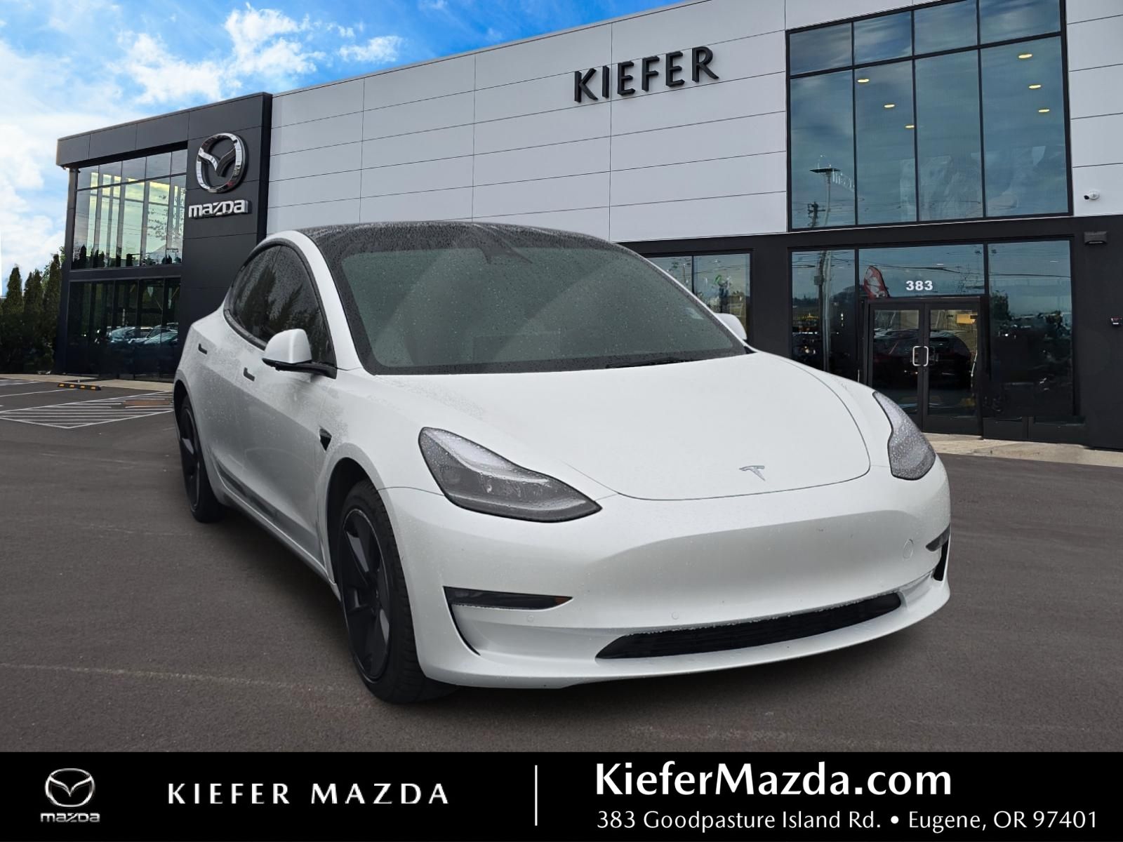 Pearl White Multi-Coat 2022 Tesla Model 3 Long Range AWD Sedan All-Wheel Drive 1-Speed Automatic