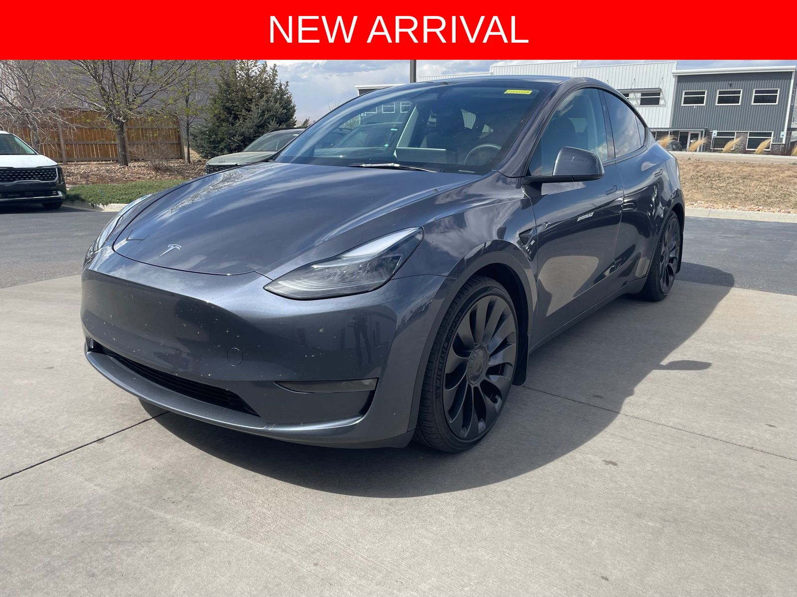 Gray 2023 Tesla Model Y Performance AWD SUV / Crossover All-Wheel Drive 1-Speed Automatic