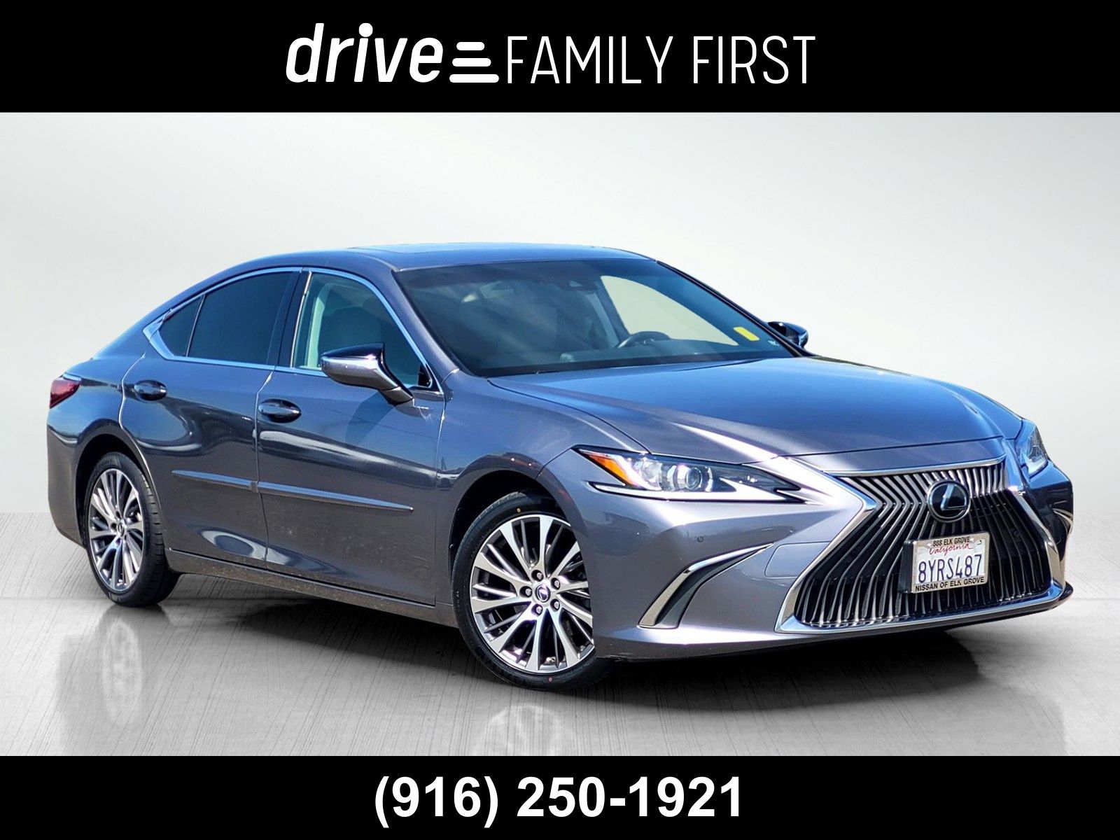 Gray Pearl 2019 Lexus ES Sedan Front-Wheel Drive 8-Speed Automatic