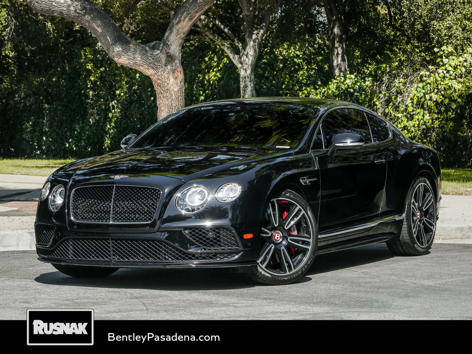 Black Crystal Metallic 2017 Bentley Continental GT Coupe All-Wheel Drive 8-Speed Automatic