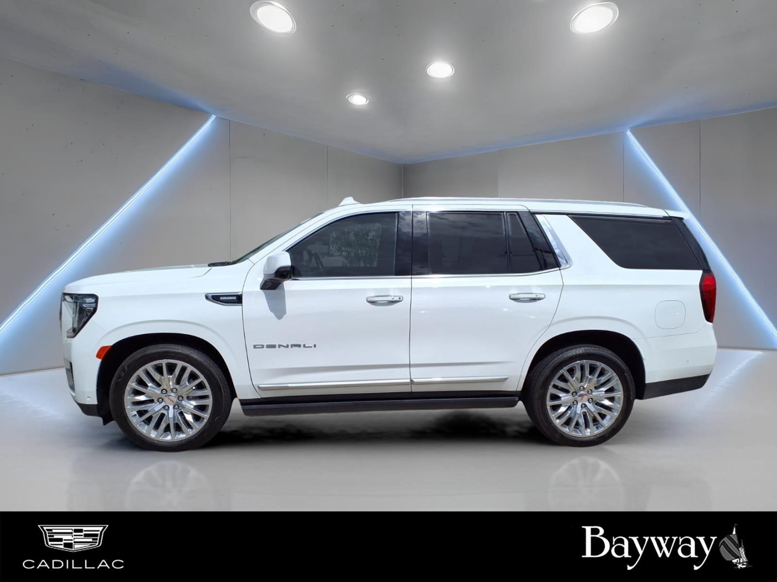 2023 GMC Yukon Denali White at DeMontrond Automotive Group
