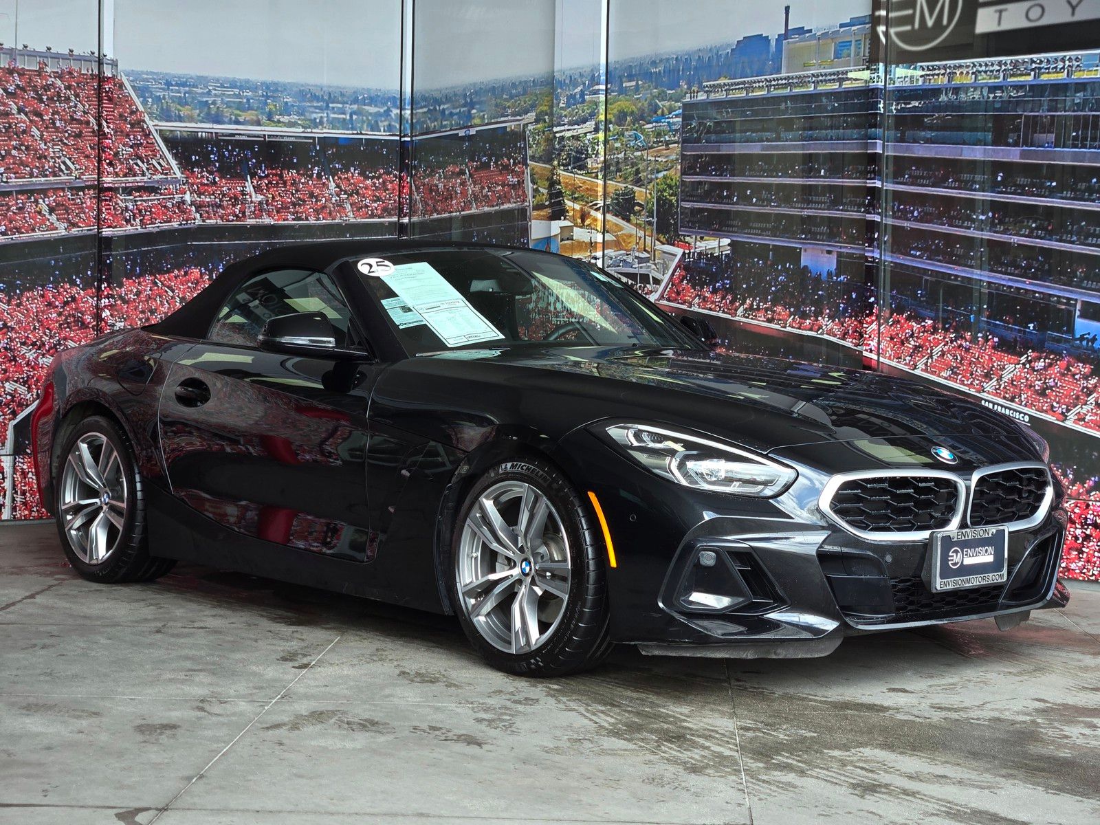 Black Sapphire Metallic 2026 BMW Z4 sDrive30i RWD Convertible Rear-Wheel Drive 8-Speed Automatic