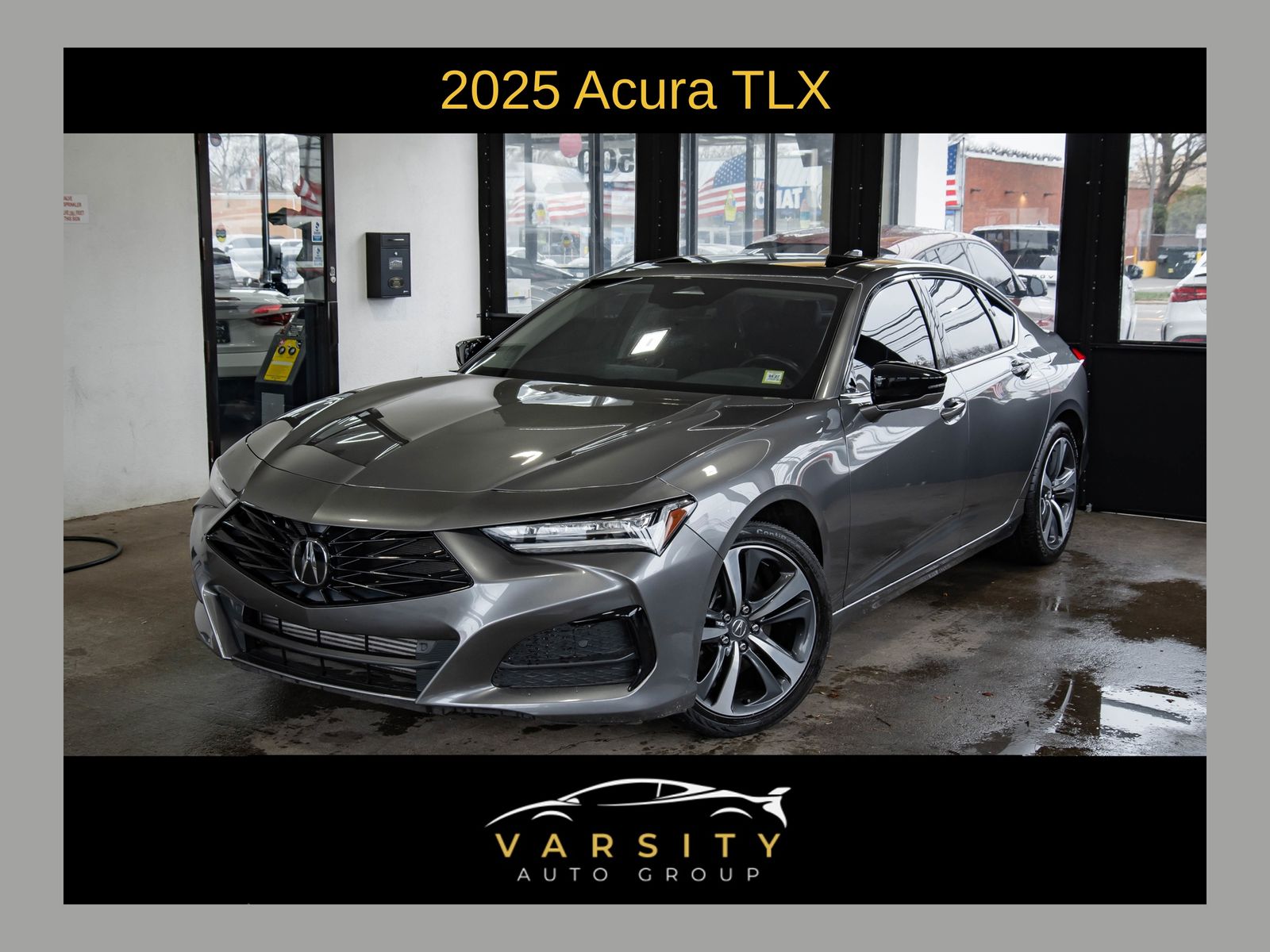 Liquid Carbon Metallic 2025 Acura TLX FWD with Technology Package Sedan Front-Wheel Drive Automatic