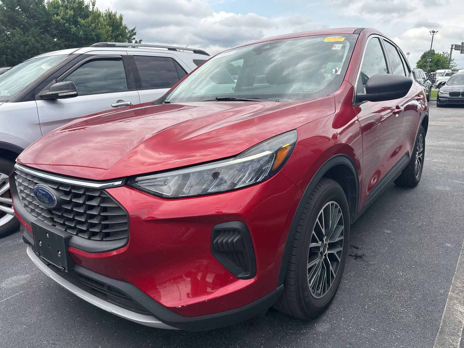 Red Metallic 2023 Ford Escape Hybrid SUV / Crossover All-Wheel Drive Continuously Variable Transmission