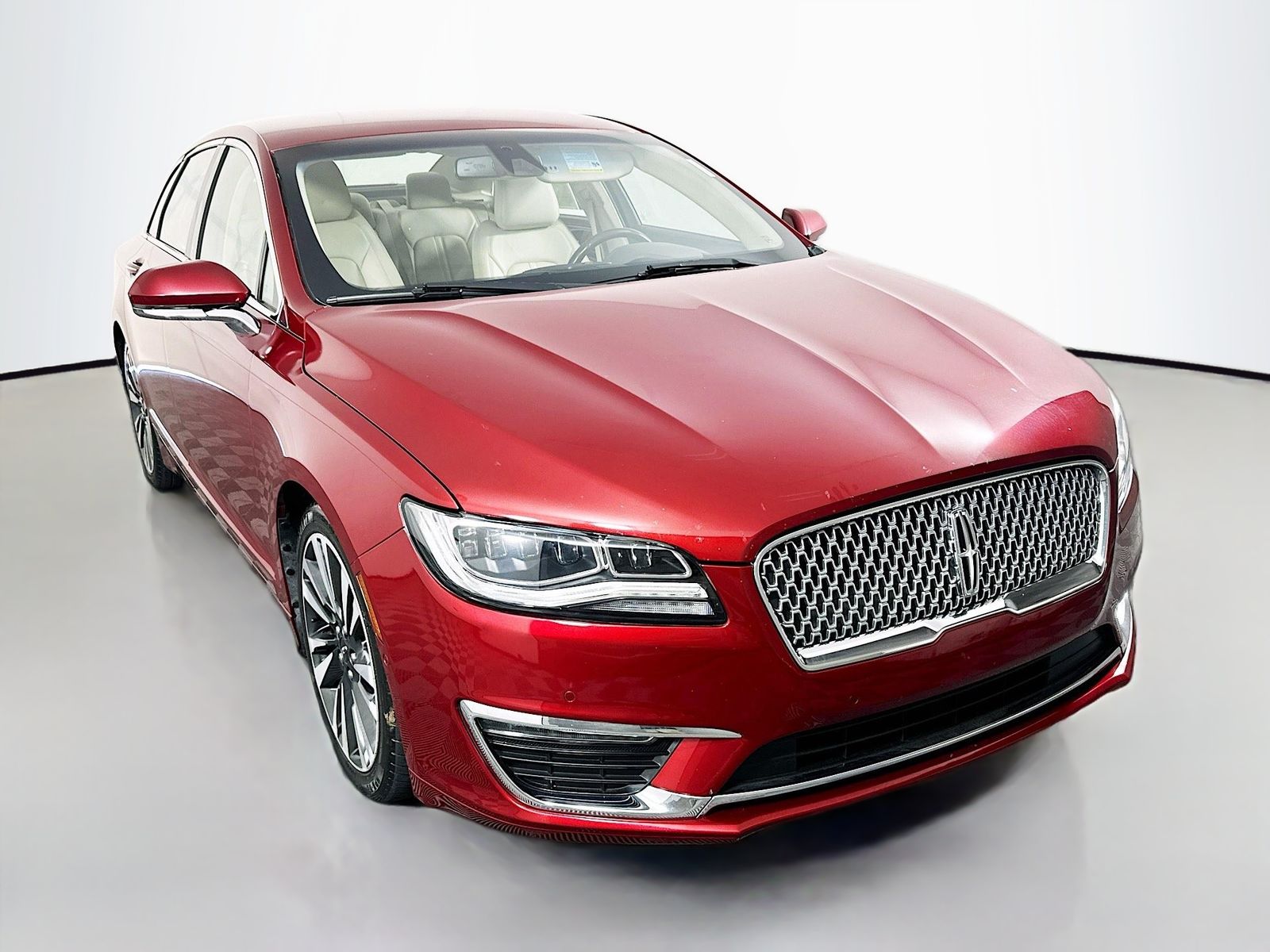 Ruby Red Metallic 2017 Lincoln MKZ Sedan Front-Wheel Drive 6-Speed Automatic