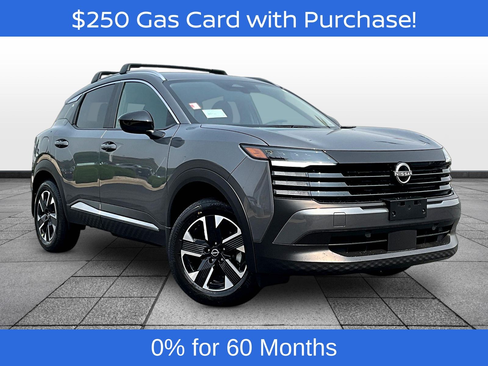 Gray (Gun Metallic) 2026 Nissan Kicks SUV / Crossover All-Wheel Drive Continuously Variable Transmission