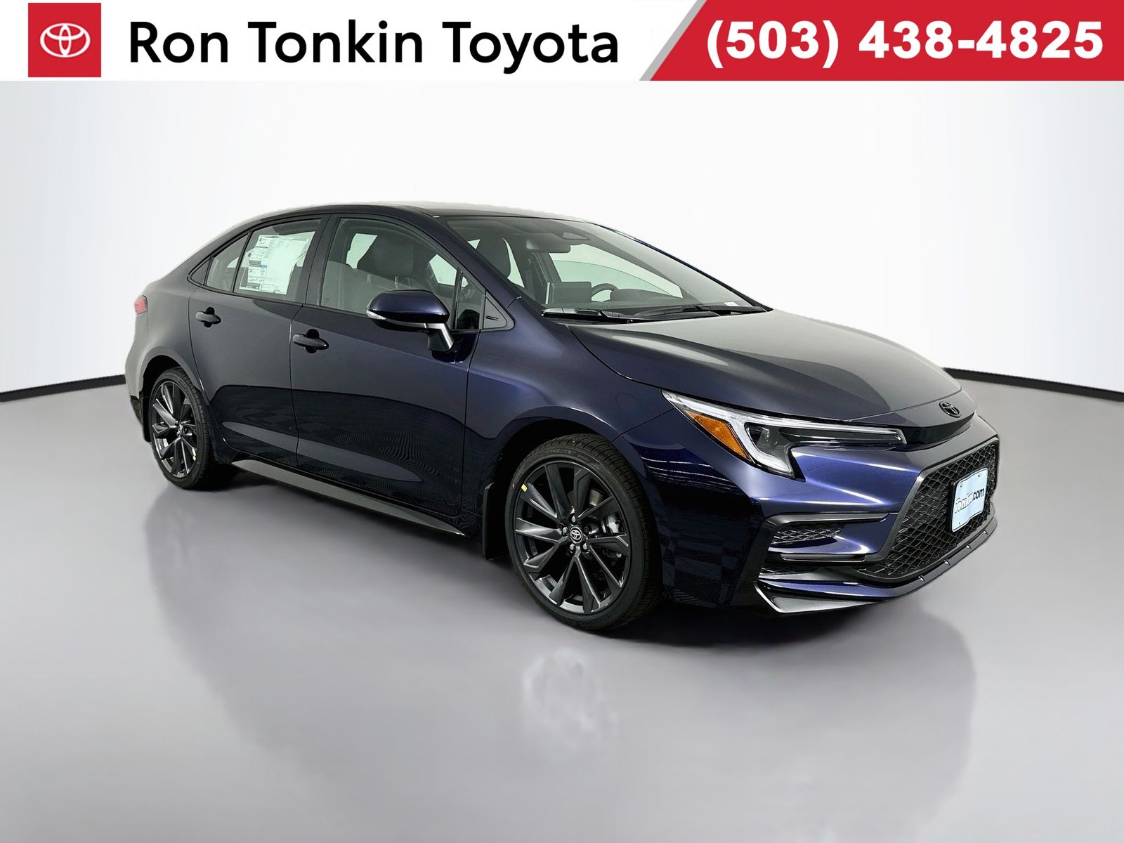 Dark Blue 2026 Toyota Corolla Sedan Front-Wheel Drive Continuously Variable Transmission