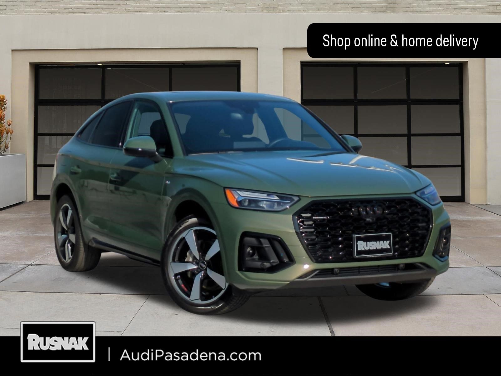 District Green Metallic 2023 Audi Q5 Sportback Sedan All-Wheel Drive 7-Speed Automatic