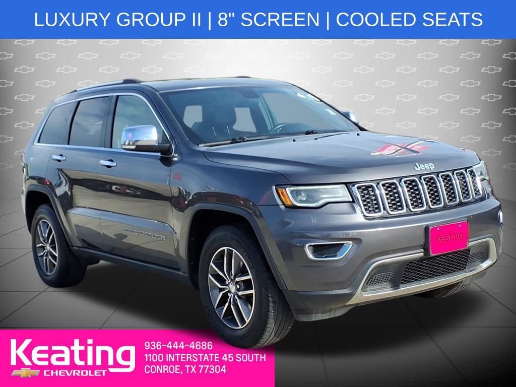 Gray (Granite Crystal Metallic Clearcoat) 2017 Jeep Grand Cherokee SUV / Crossover 4X2 8-Speed Automatic