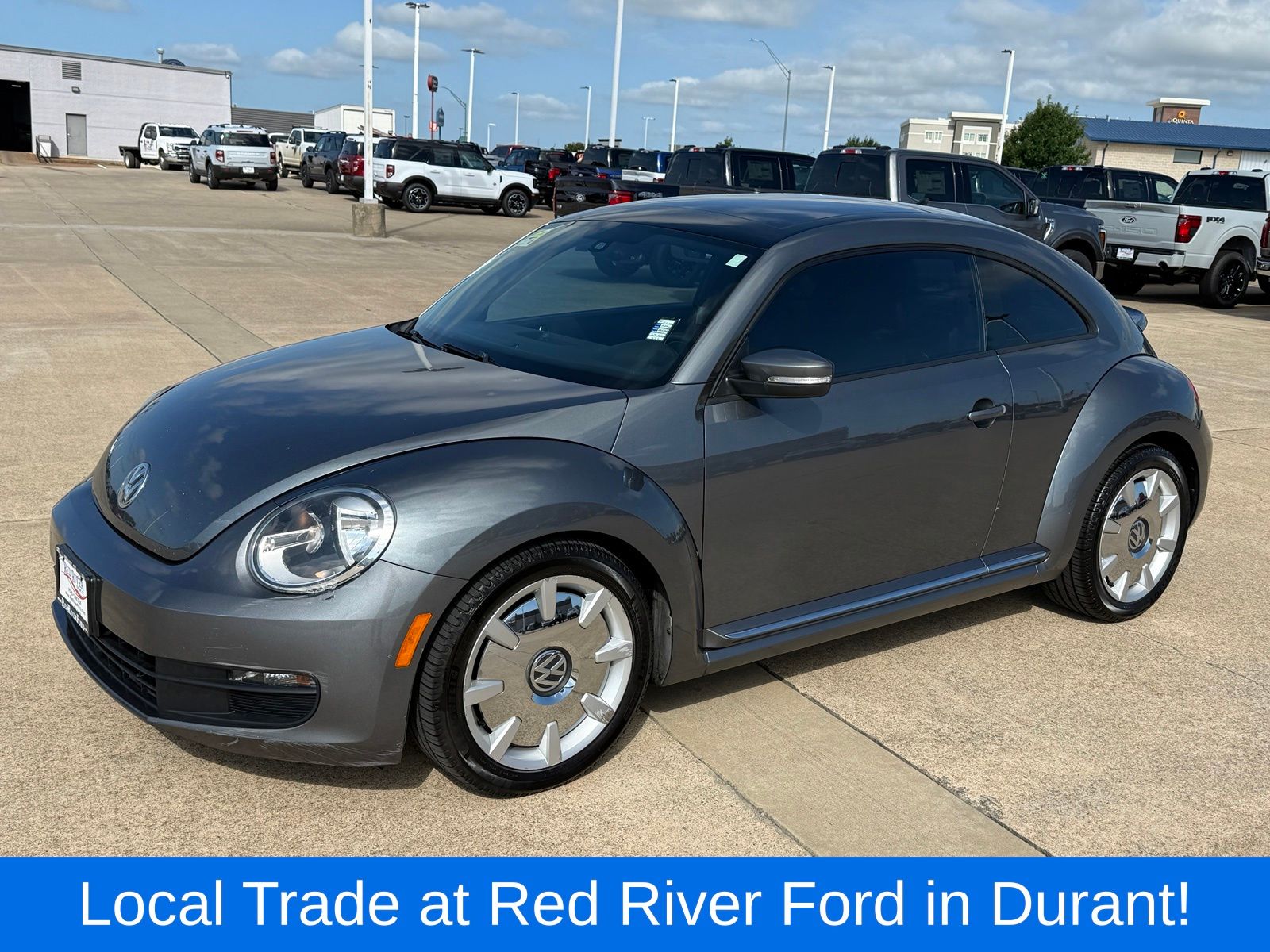 Platinum Gray Metallic 2016 Volkswagen Beetle Hatchback Front-Wheel Drive 6-Speed Automatic