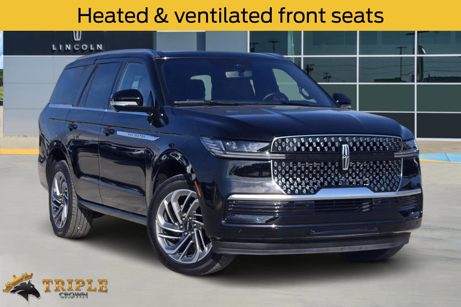 Black Metallic 2025 Lincoln Navigator Reserve 4WD SUV / Crossover Four-Wheel Drive Automatic