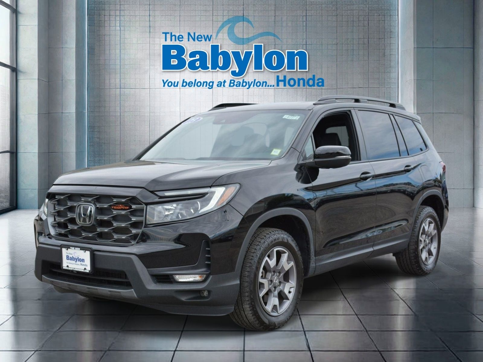 Crystal Black Pearl 2023 Honda Passport SUV / Crossover All-Wheel Drive 9-Speed Automatic