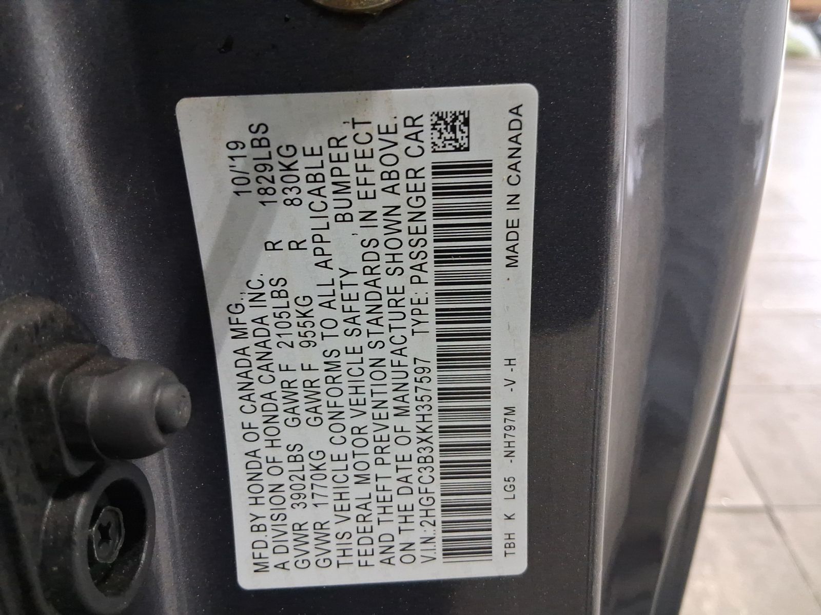 Used Car 2019 Honda Civic  Ex For Sale Under $20,000 In Austin, Texas
