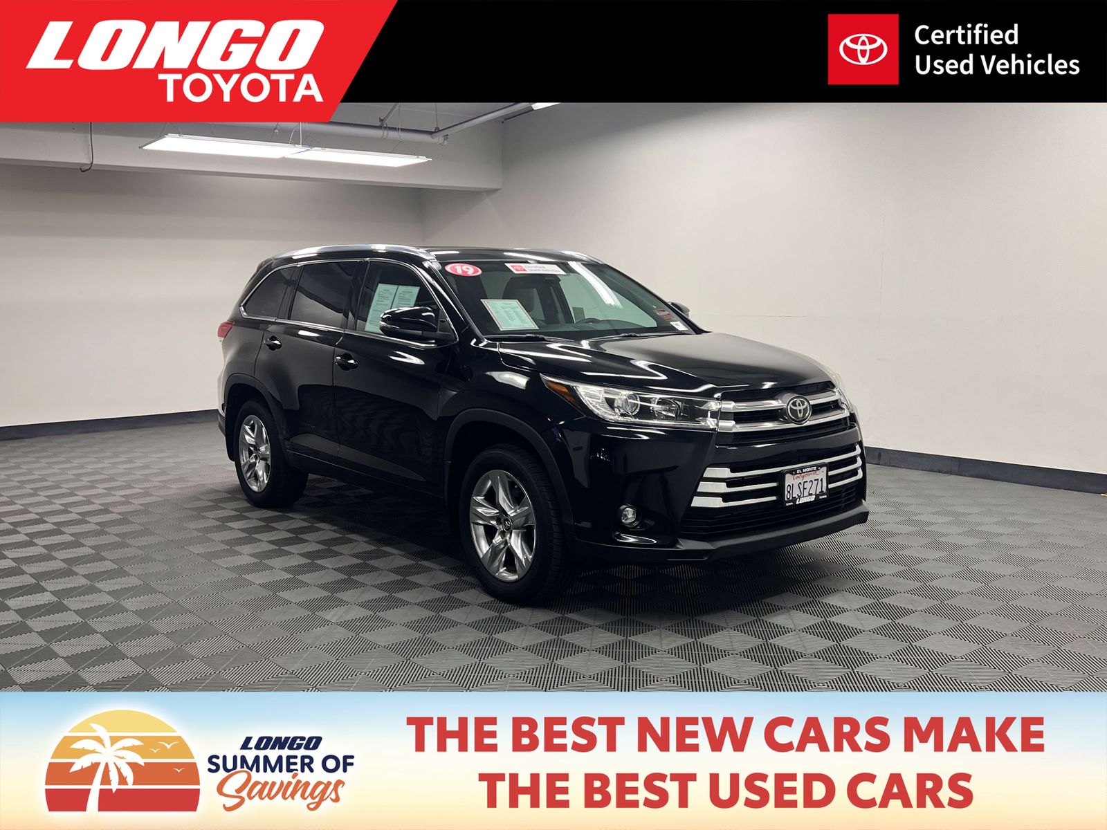 used 2019 Toyota Highlander car, priced at $27,988