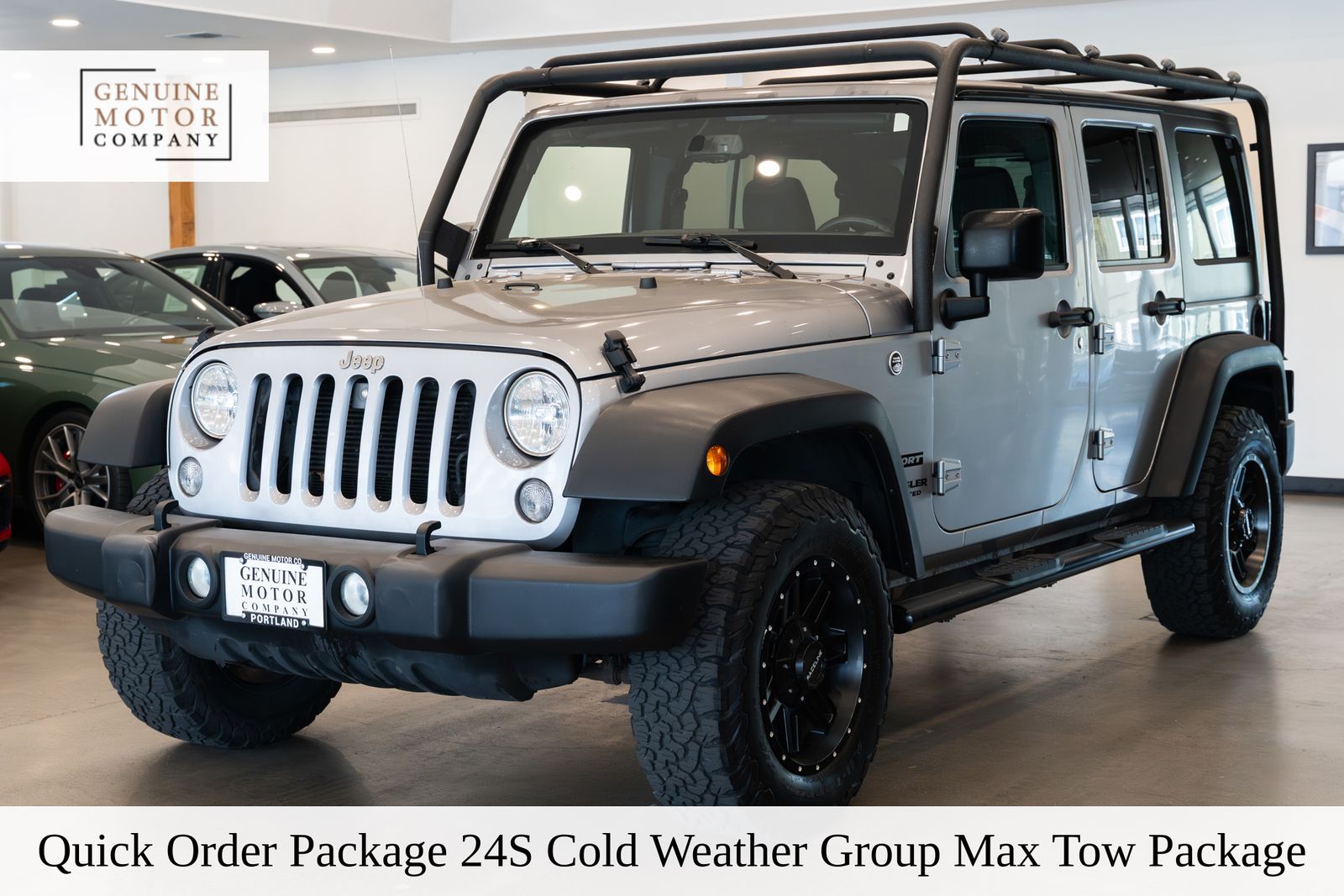 Billet Silver Metallic Clearcoat 2017 Jeep Wrangler SUV / Crossover Four-Wheel Drive 5-Speed Automatic