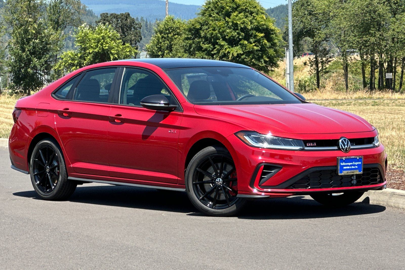 Red 2026 Volkswagen Jetta GLI Sedan Front-Wheel Drive 6-Speed Manual