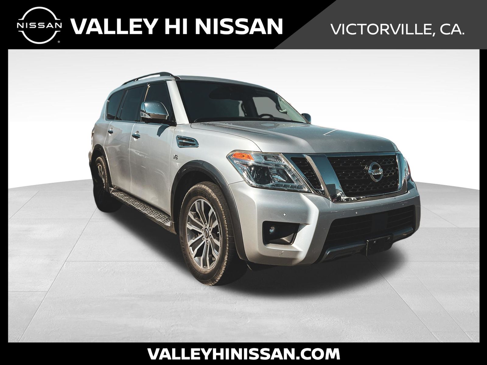 Brilliant Silver Metallic 2020 Nissan Armada SUV / Crossover Four-Wheel Drive 7-Speed Automatic