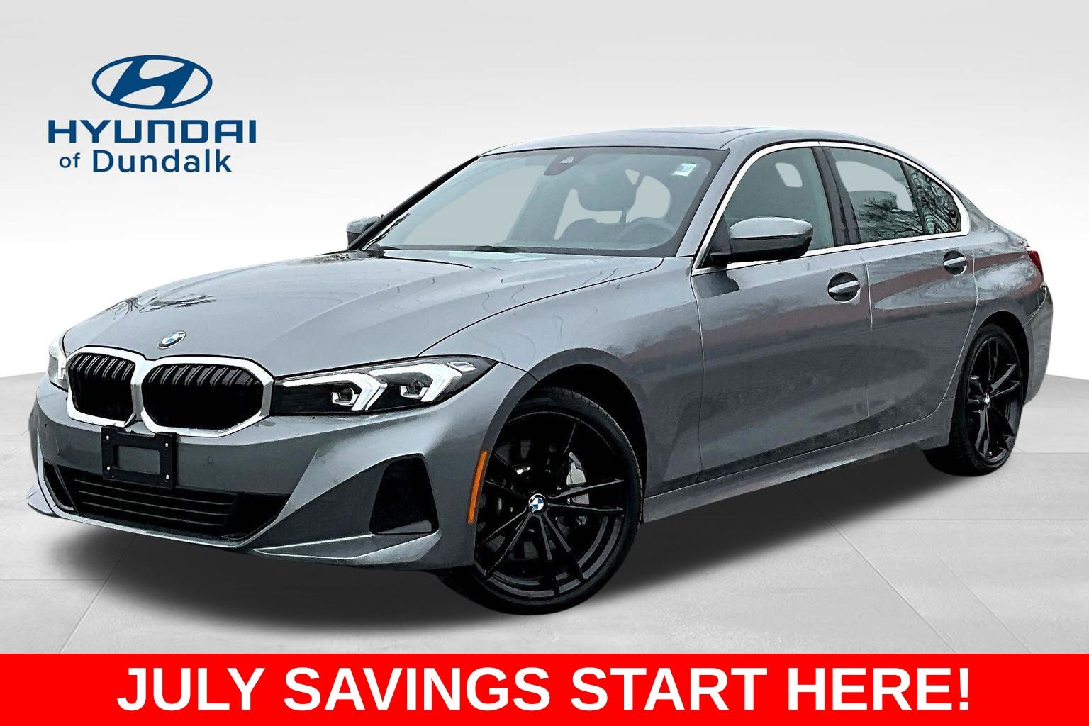 Gray (Brooklyn Grey Metallic) 2026 BMW 3 Series Sedan All-Wheel Drive 8-Speed Automatic