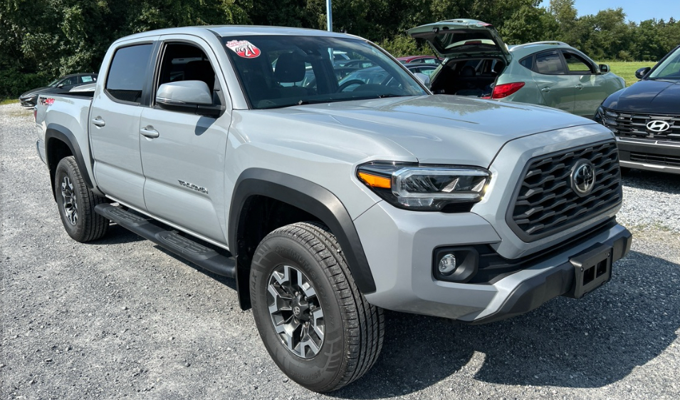 Cement 2021 Toyota Tacoma Pickup Truck Four-Wheel Drive 6-Speed Manual