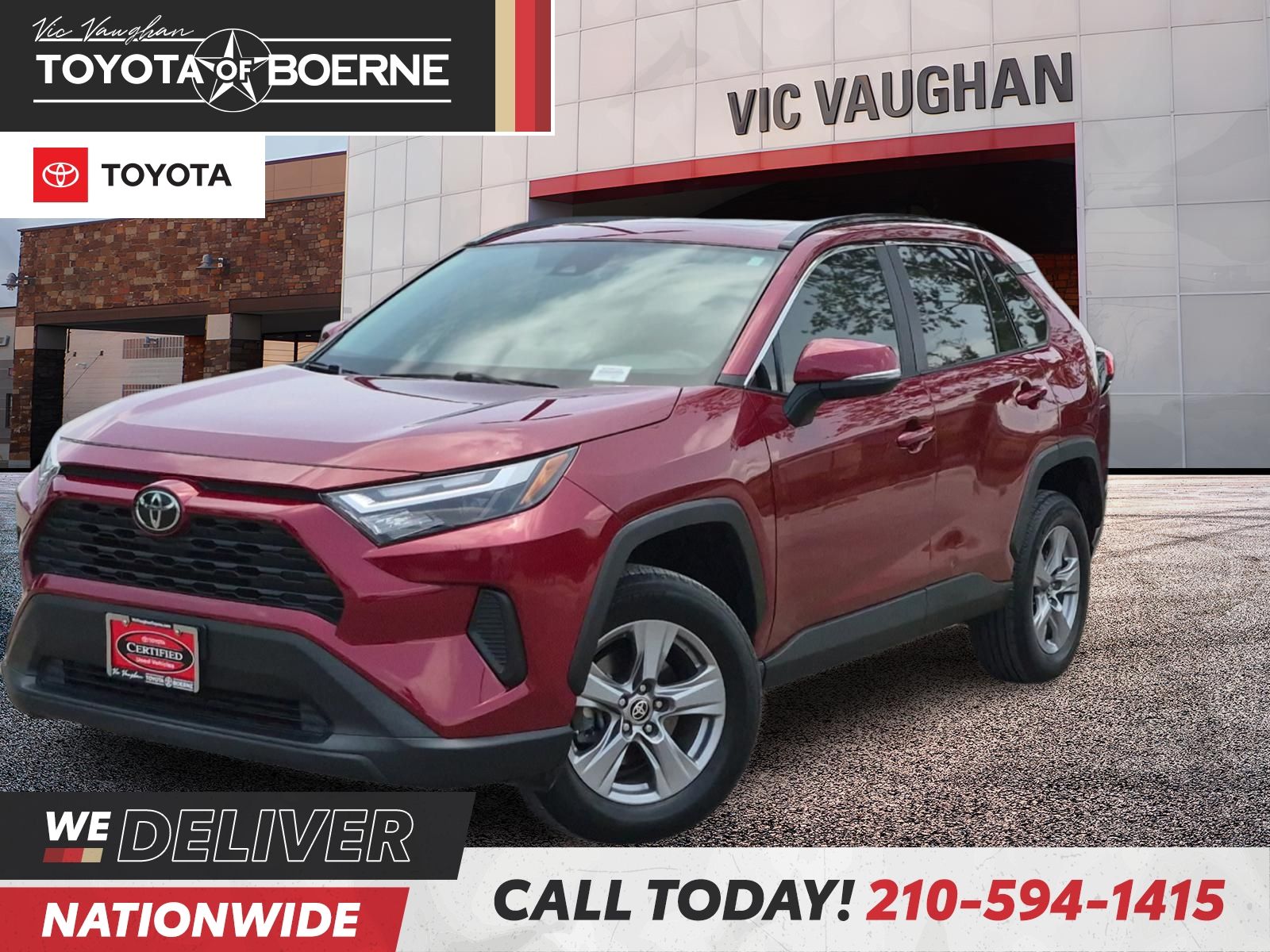 Red (Ruby Flare Pearl) 2022 Toyota RAV4 SUV / Crossover Front-Wheel Drive 8-Speed Automatic