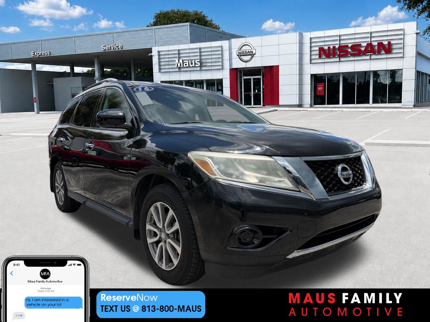 Gray (Magnetic Black Metallic) 2016 Nissan Pathfinder SUV / Crossover Front-Wheel Drive Continuously Variable Transmission