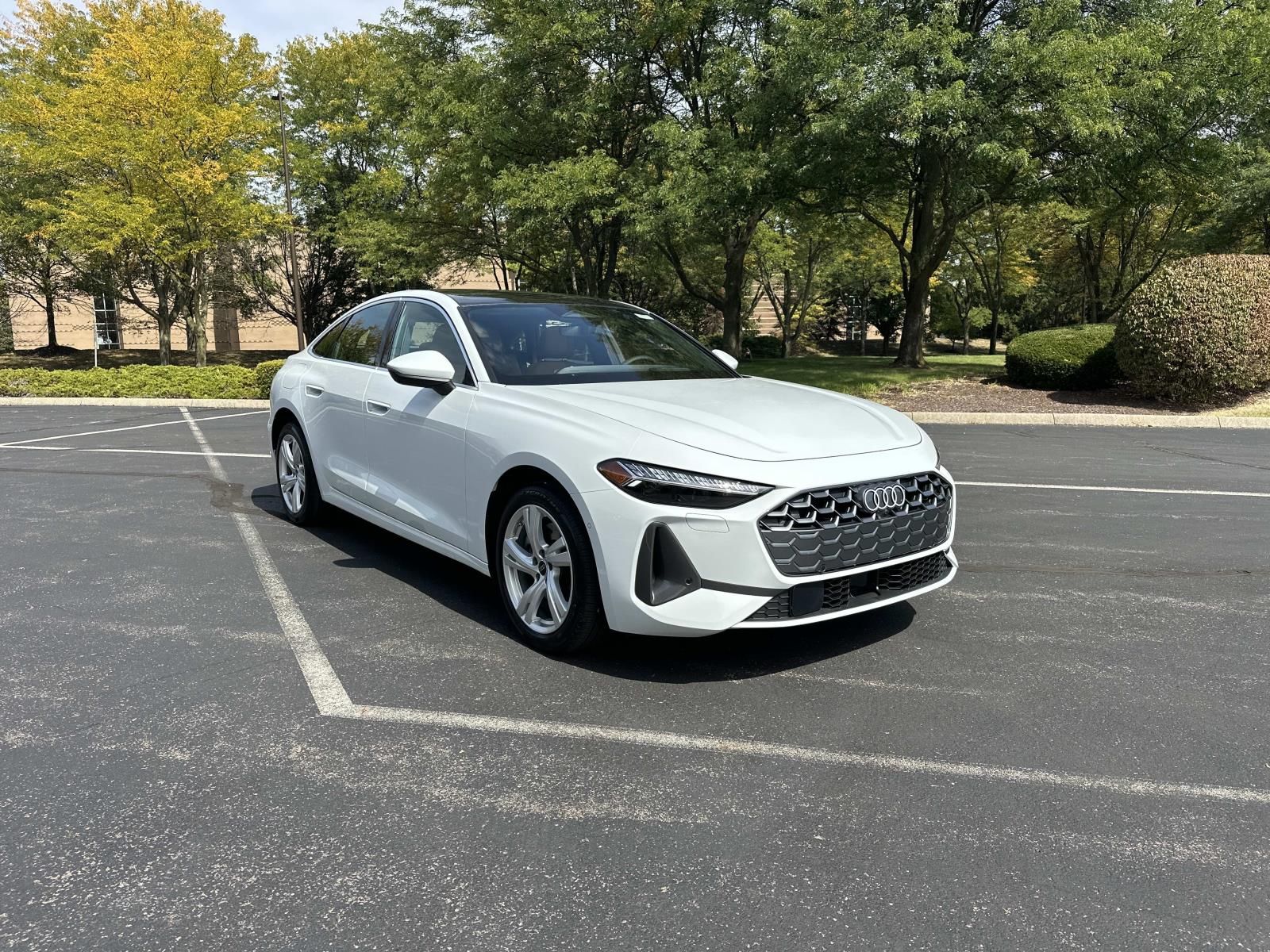 Glacier White Metallic 2025 Audi A5 quattro Premium Plus Sedan Sedan All-Wheel Drive 7-Speed Automatic