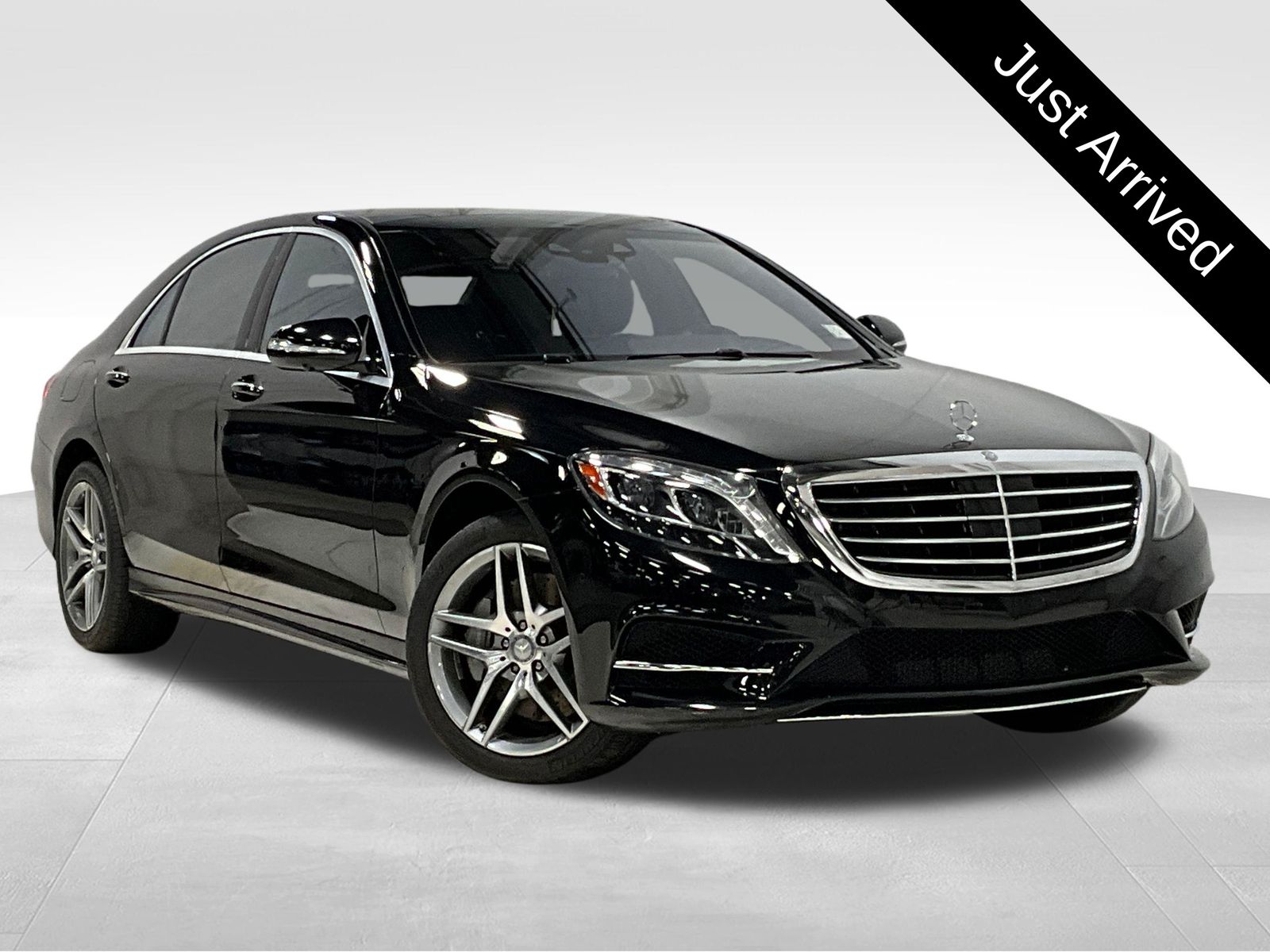 Black 2015 Mercedes-Benz S-Class S 550 4MATIC Sedan All-Wheel Drive 7-Speed Automatic