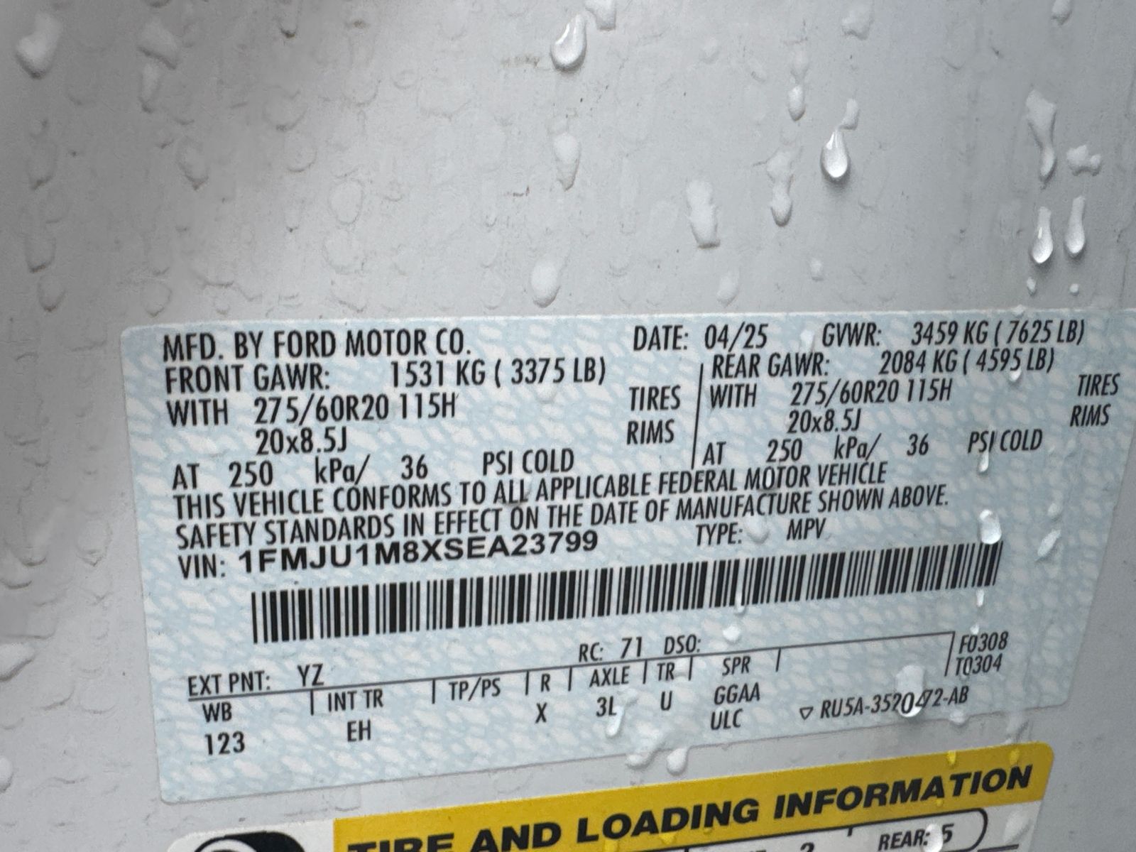 Used 2025 White Ford Platinum image 32